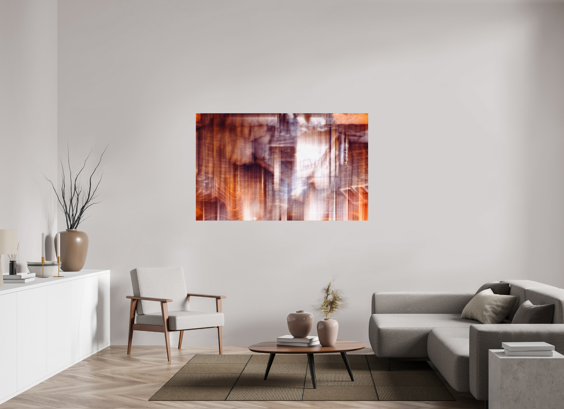 160,5 x 100 cm, 2 Tirage photo contrecollé sur Dibond La charpente tremblante de l’oubli