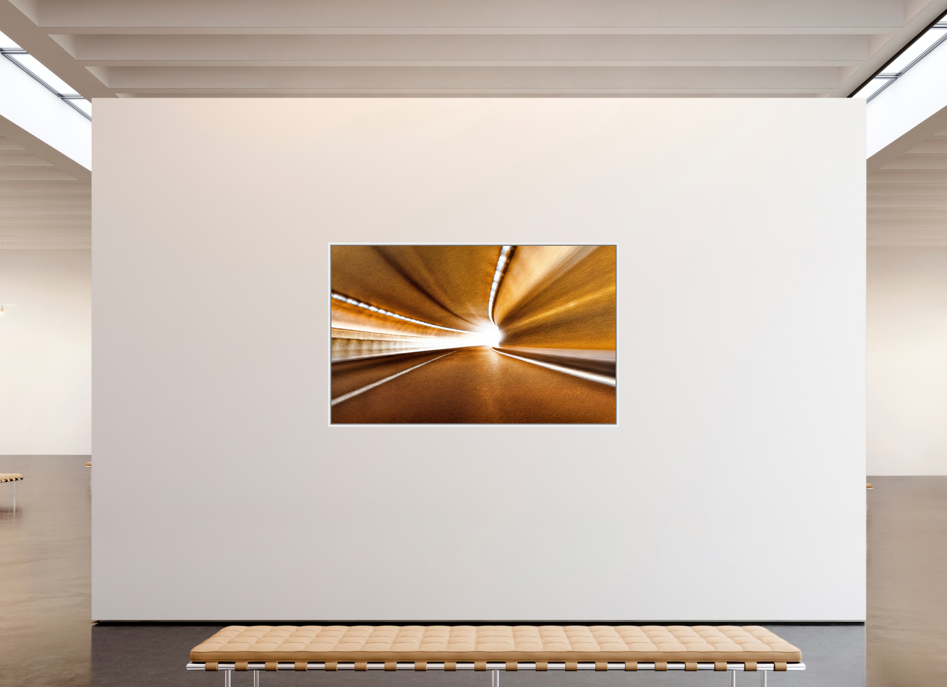 192 x 120 cm, 9 White American Box Passage to eternal light