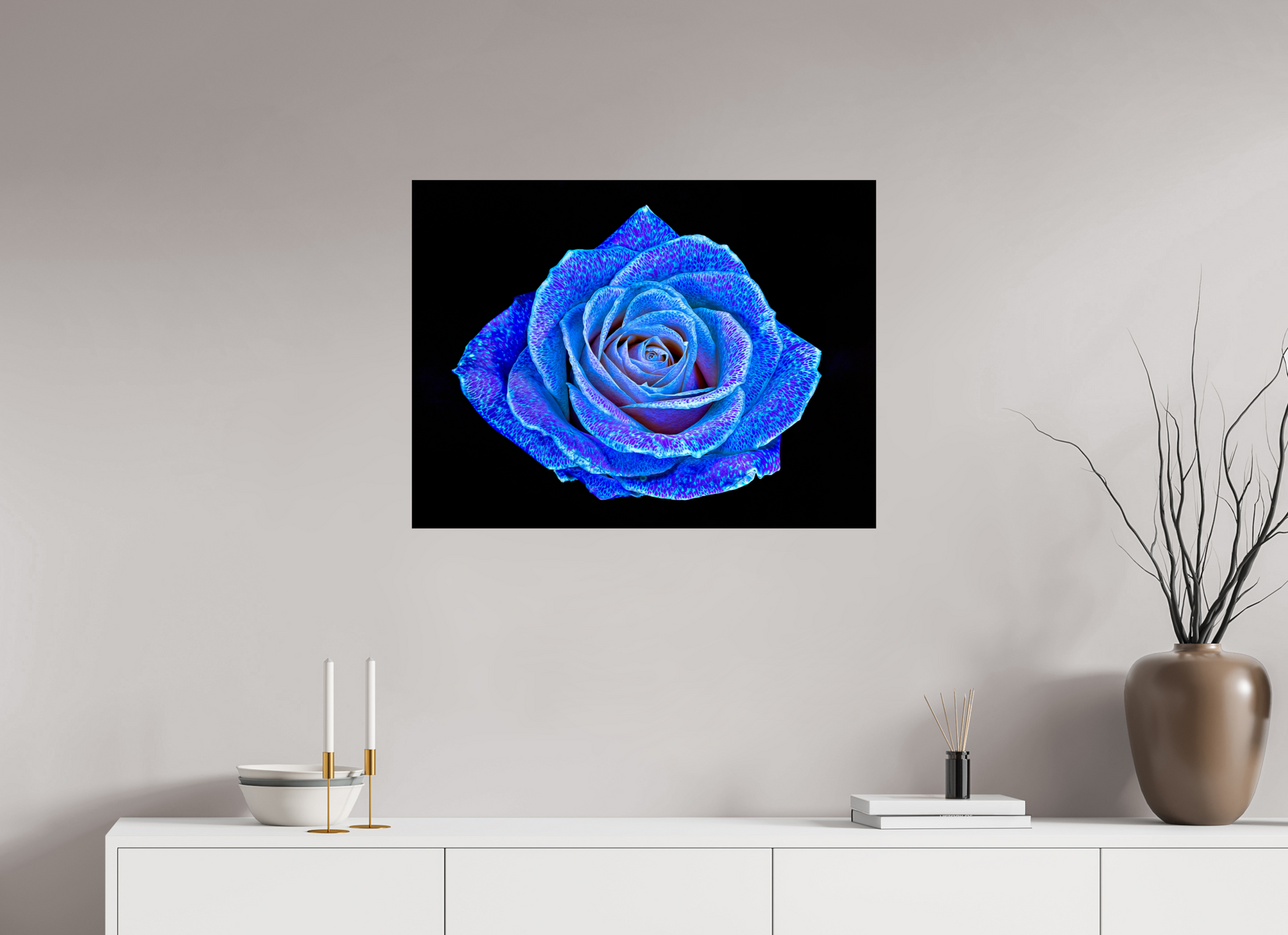 80 x 60 cm, 1 Single print on Fuji Crystal Pearl photo paper The Rose with a Thousand Constellations
