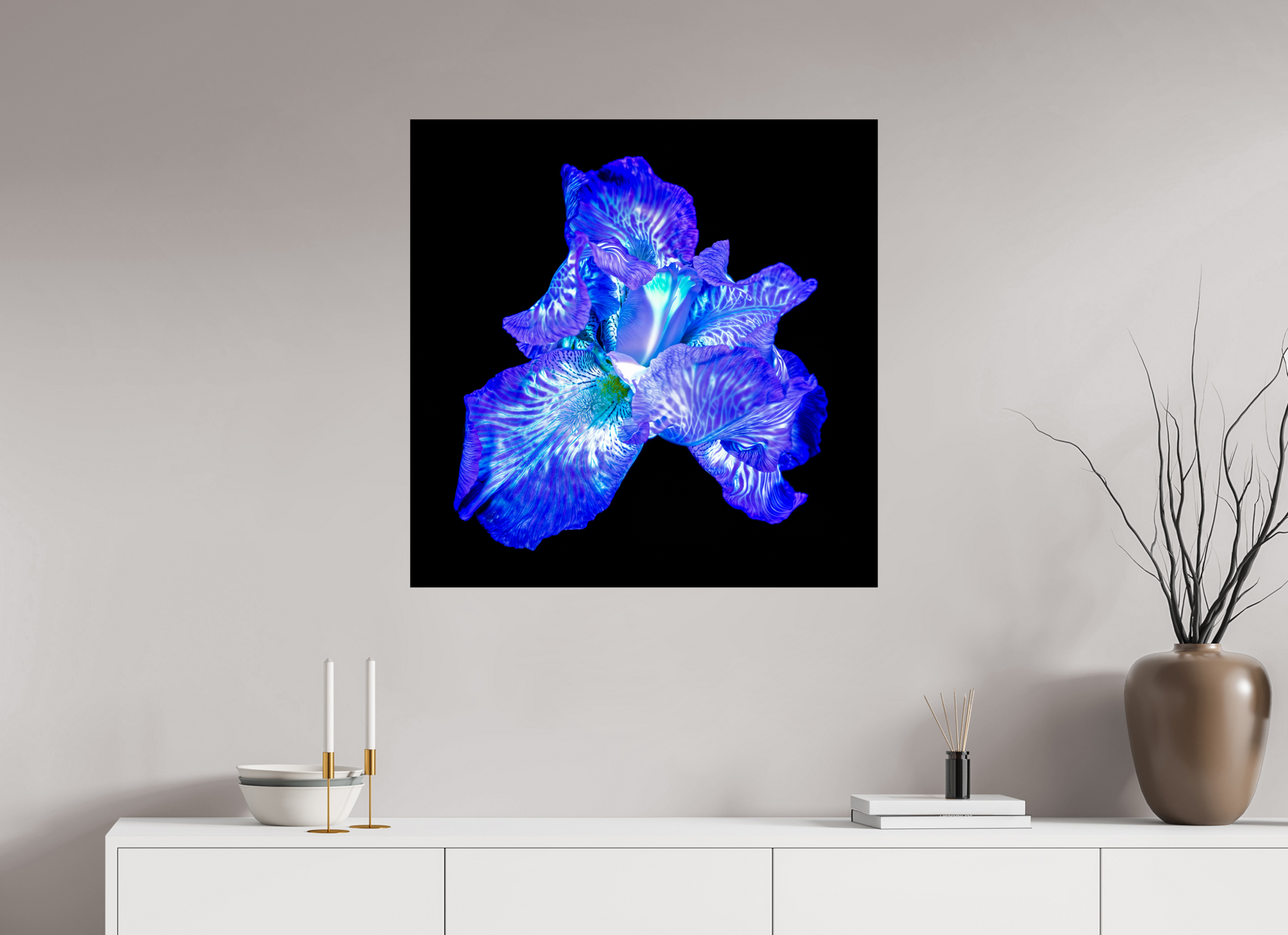 80 x 80 cm, 2 Photo print mounted on Dibond L’Opale des Ombres