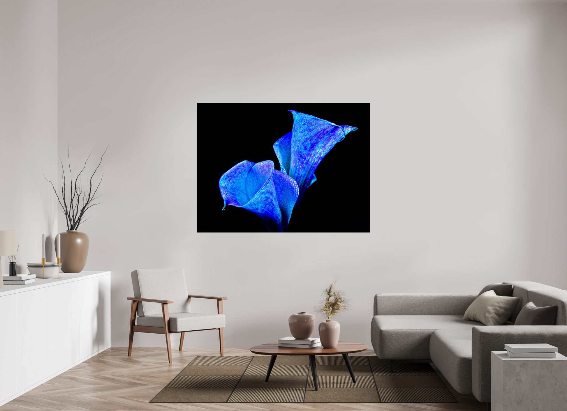 160 x 120 cm, 2 Photo print mounted on Dibond Murmure d’Abysses