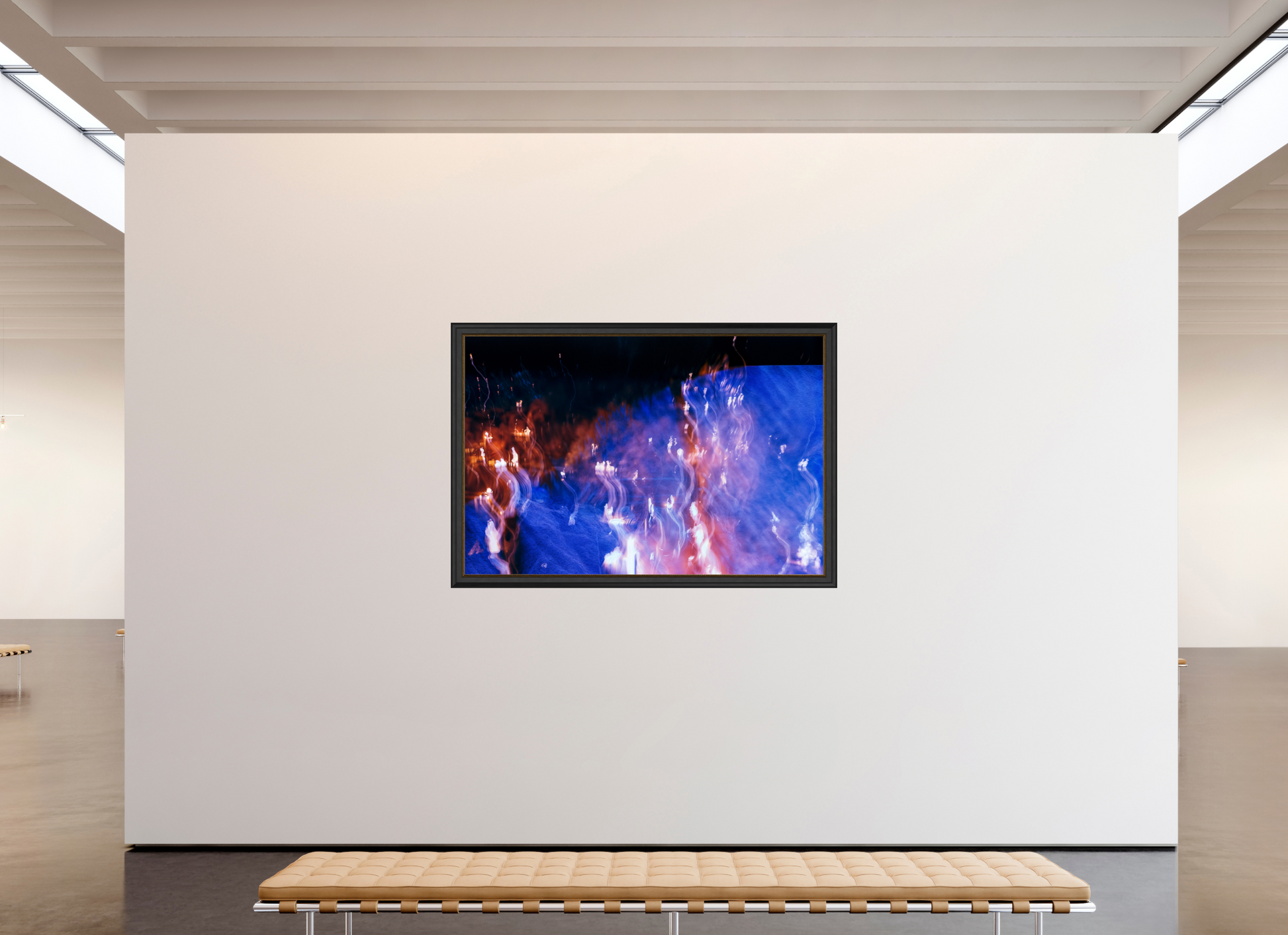 180 x 120 cm, 11 Black-Gold Frame Song of Wandering Flames