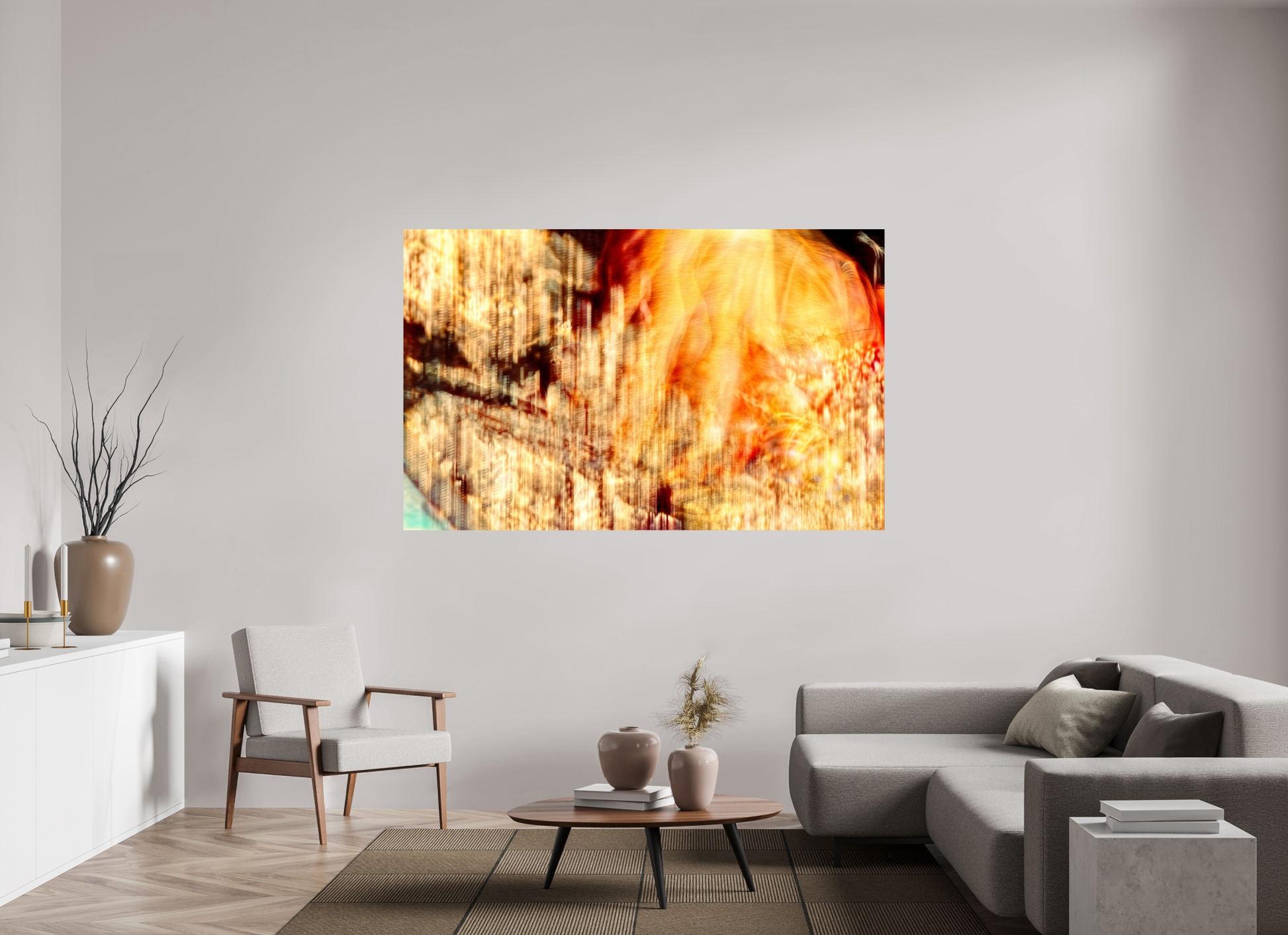 192 x 120 cm, 1 Single print on Fuji Crystal Pearl photo paper The glowing heart of the world