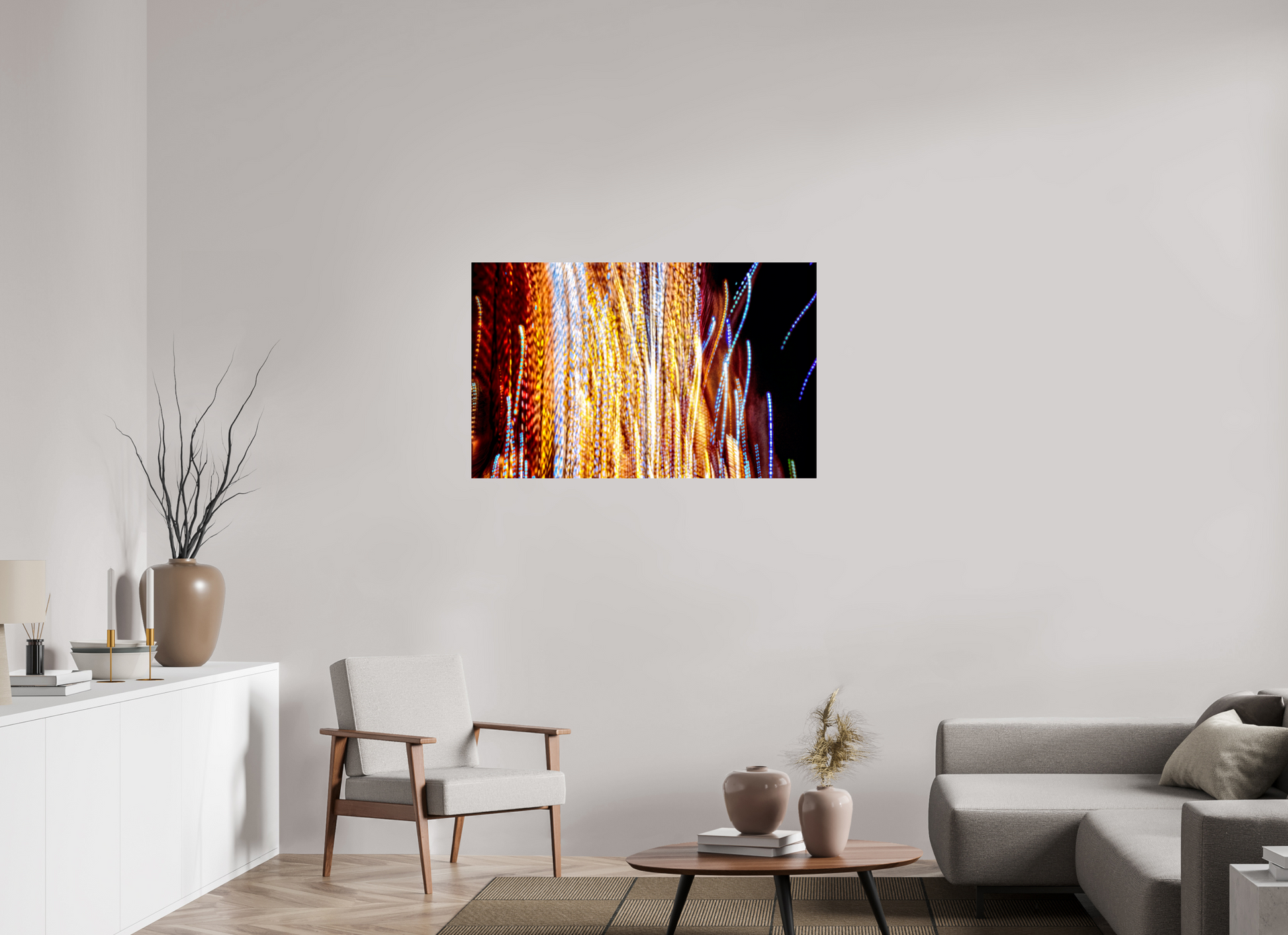 112 x 70 cm, 1 Tirage simple sur papier photo Fuji Crystal Pearl Ode aux filaments célestes