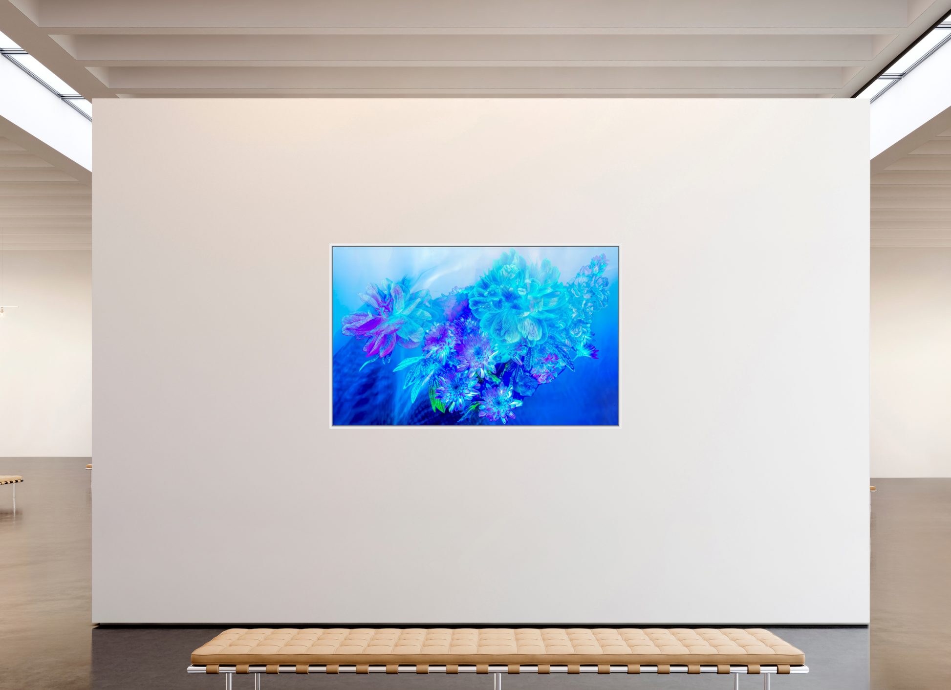 192 x 120 cm, 9 Caisse américaine Blanche Le Murmure des fleurs dans le Voile du Ciel