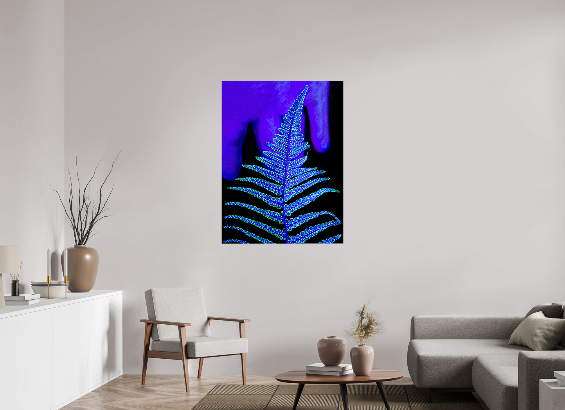 90 x 120 cm, 1 Single print on Fuji Crystal Pearl photo paper The Secret Code of Foliage