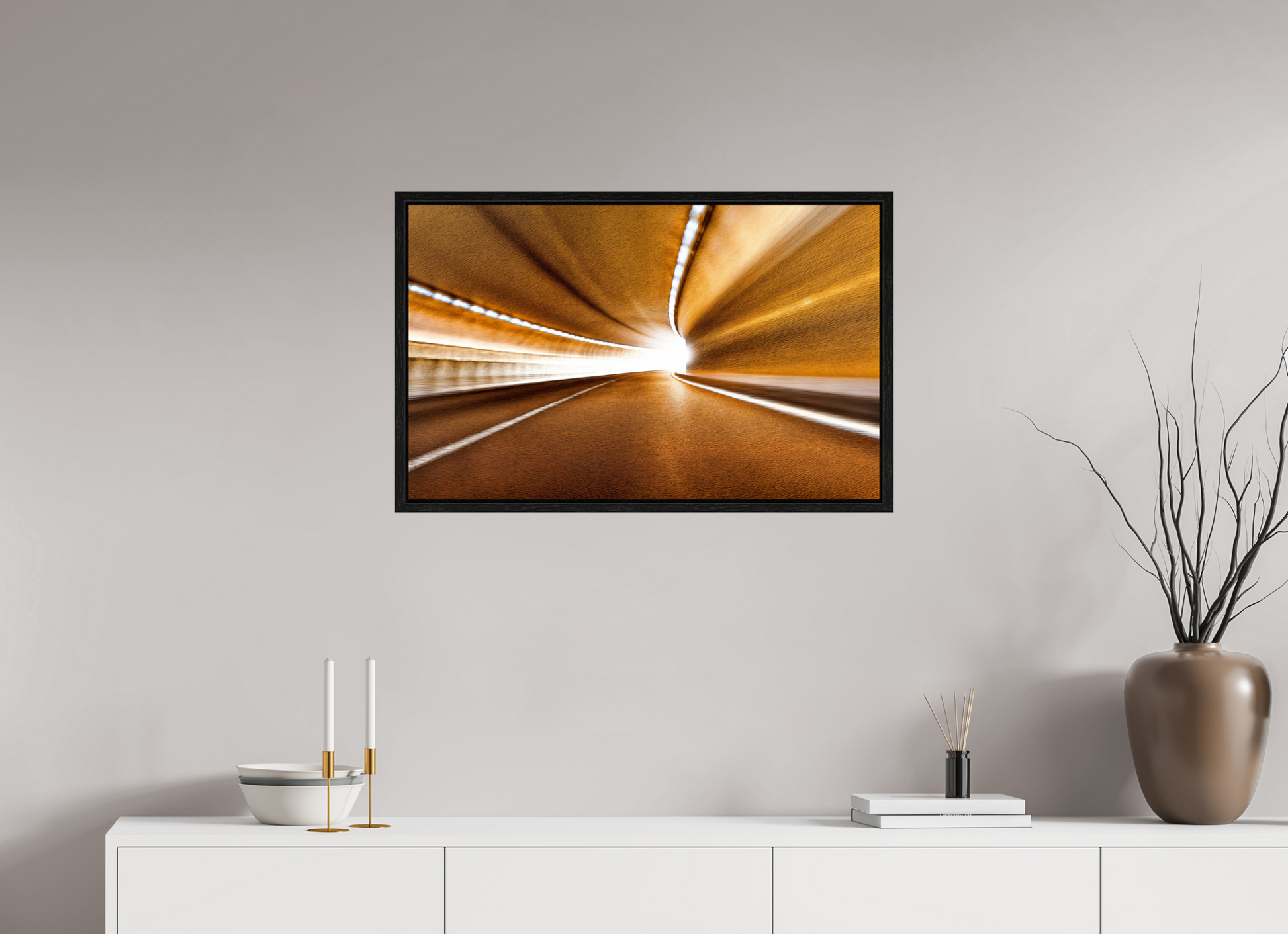 80 x 50 cm, 8 Black American Box Passage to eternal light