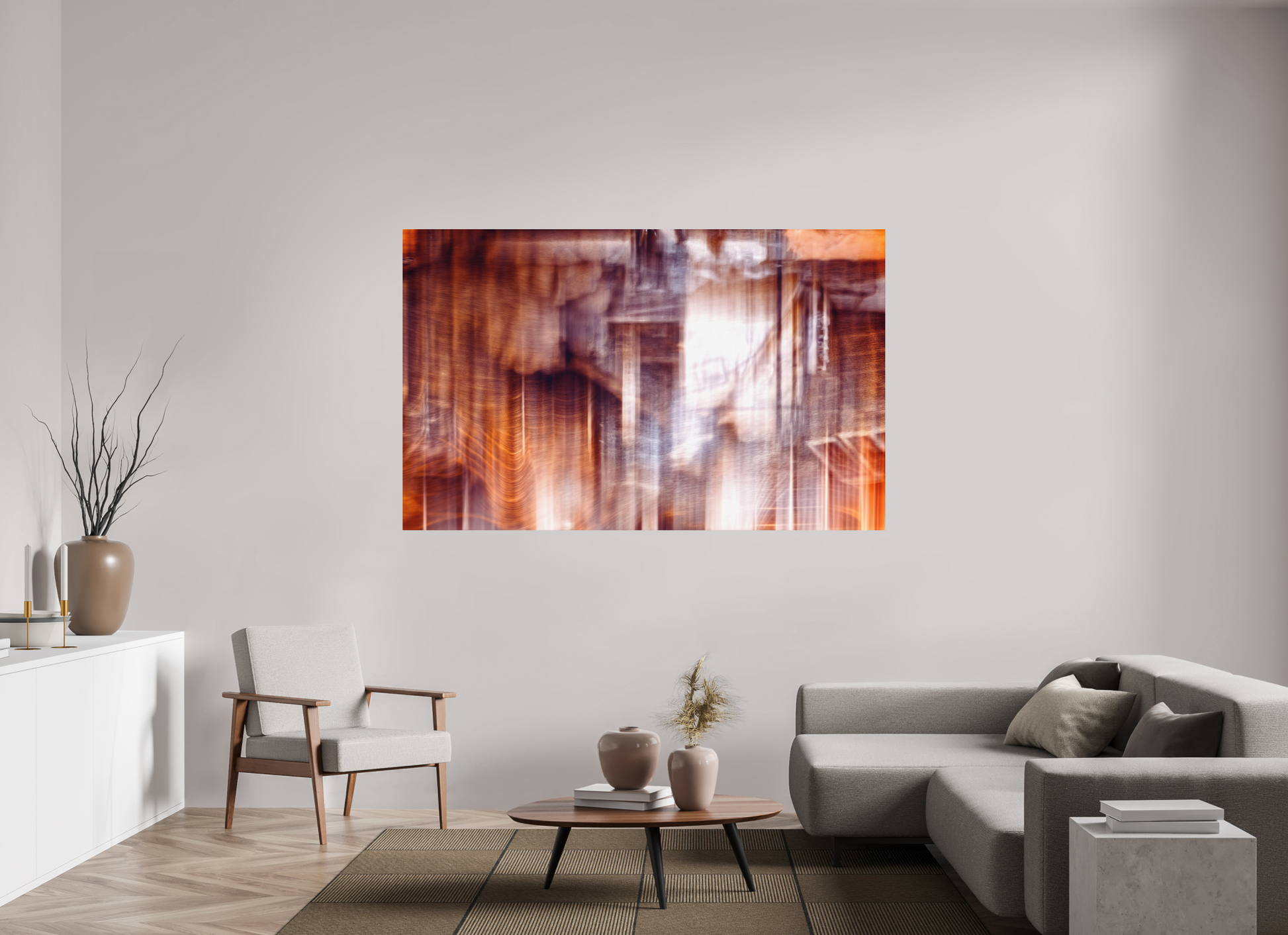 192,6 x 120 cm, 1 Tirage simple sur papier photo Fuji Crystal Pearl La charpente tremblante de l’oubli