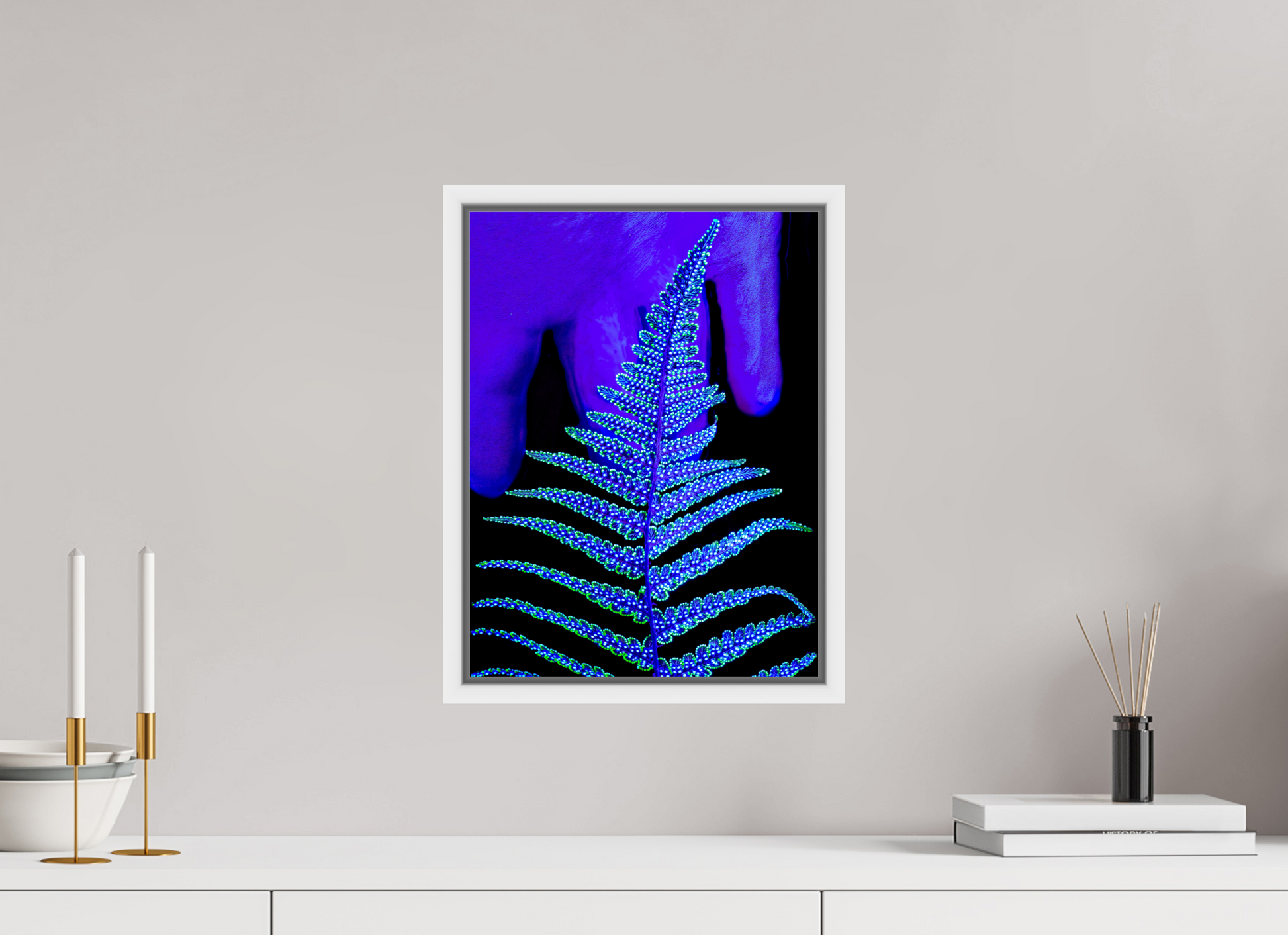 30 x 40 cm, 9 White American Box The Secret Code of Foliage