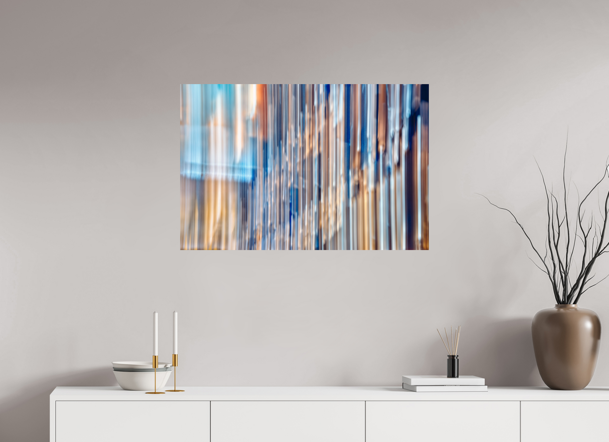 90 x 60 cm, 2 Photo print mounted on Dibond The Strings of the World