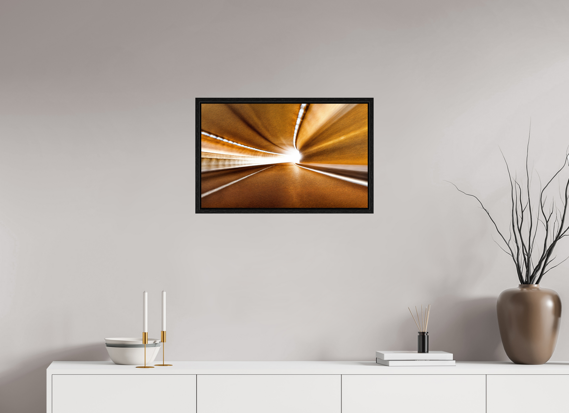 64 x 40 cm, 8 Black American Box Passage to eternal light