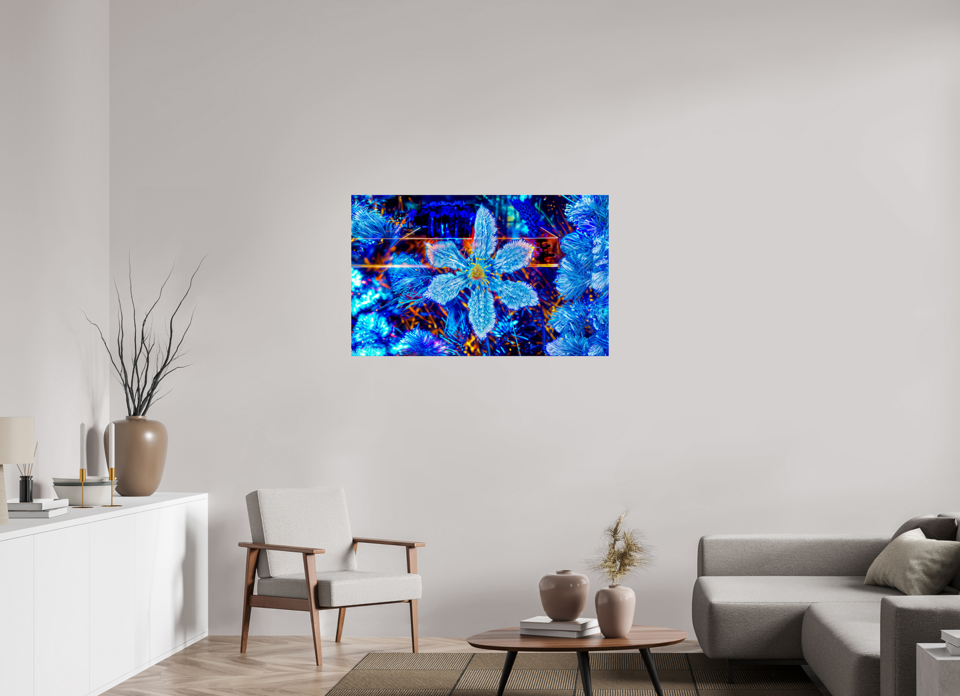 111.7 x 70 cm, 3 Photo print under acrylic glass The flower that dreamed of stars