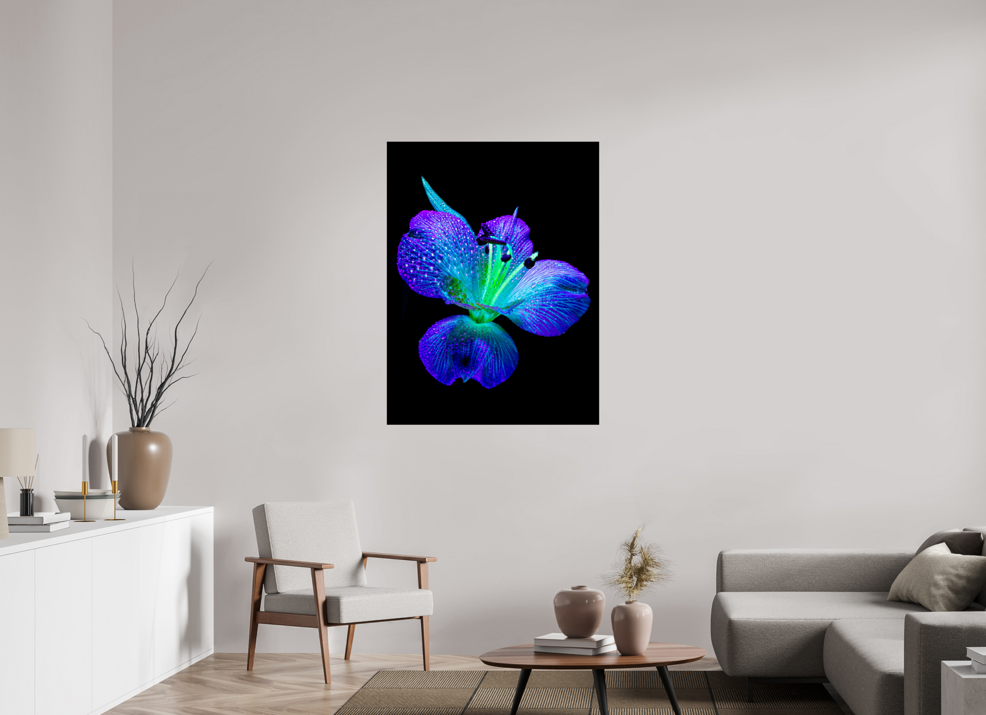 90 x 120 cm, 1 Single print on Fuji Crystal Pearl photo paper The sparkle of wings in the dew