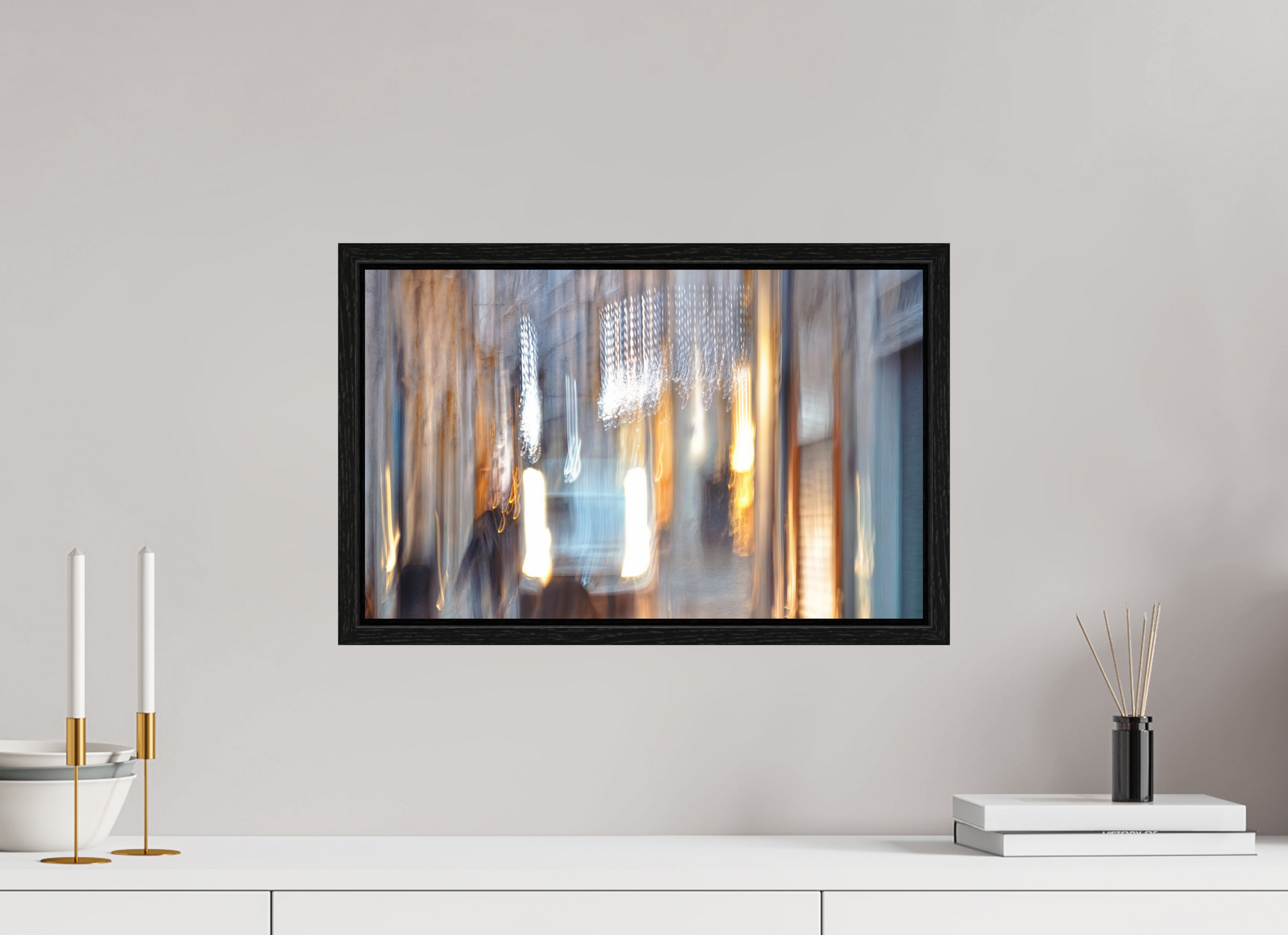 48 x 30 cm, 8 Black American Box Weightless Alley