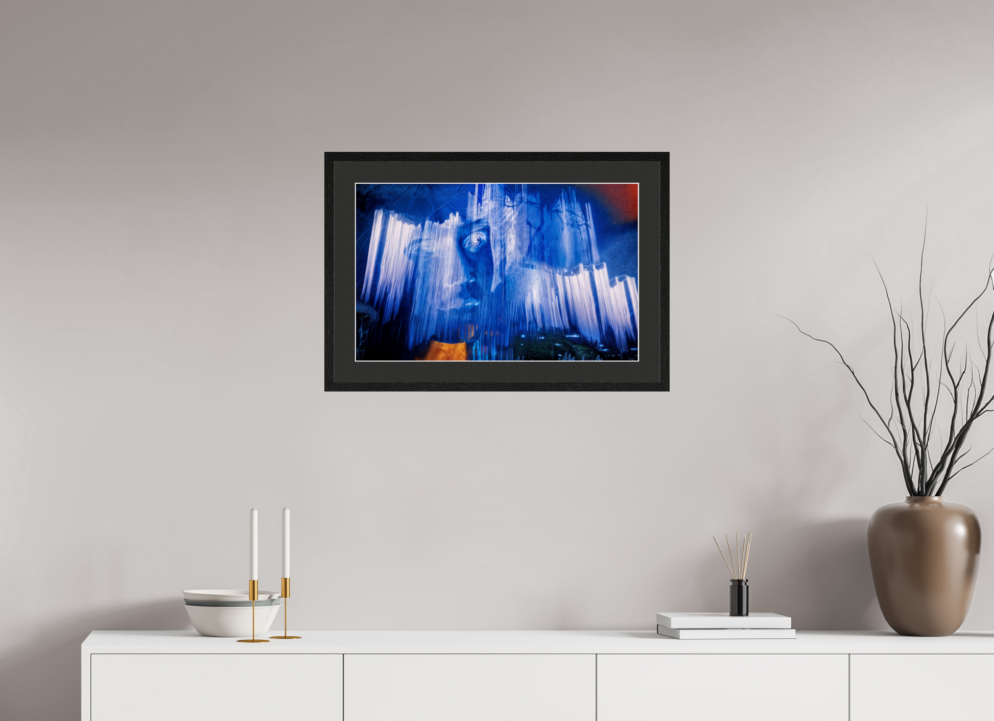 63,2 x 40 cm, Cadre Noir : Passe-Partout Noir lisière Blanche De quoi rêves-tu ?