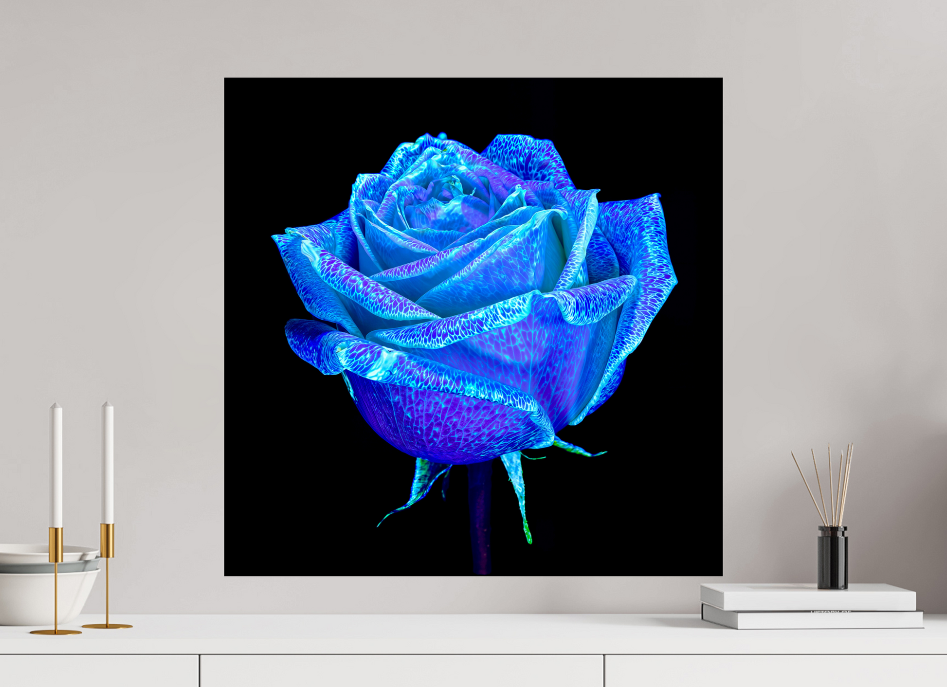 60 x 60 cm, 1 Single print on Fuji Crystal Pearl photo paper The Rose That Dreamed of the Sky