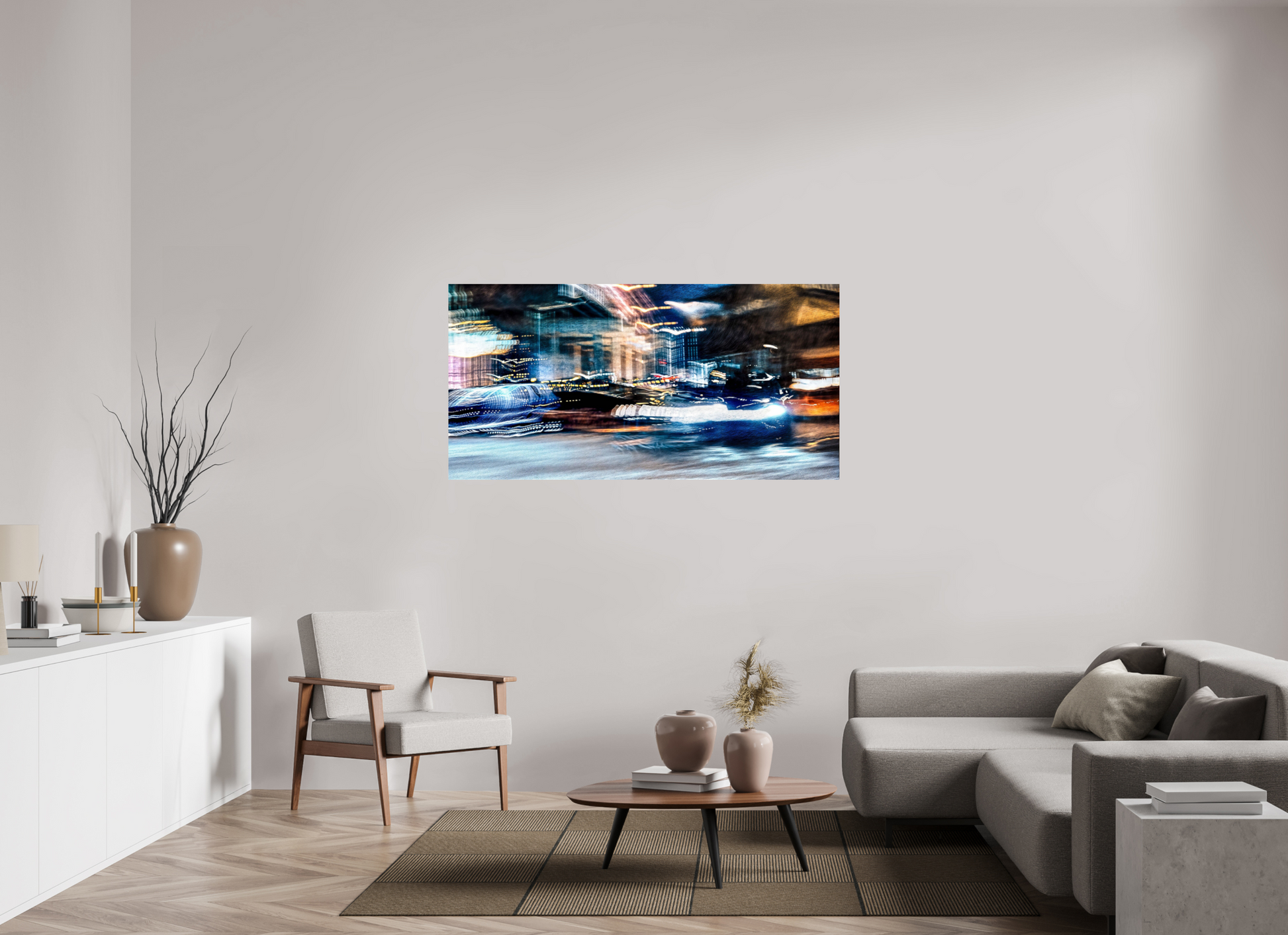 160 x 80 cm, 1 Single print on Fuji Crystal Pearl photo paper Chronicle of streets where time stretches out