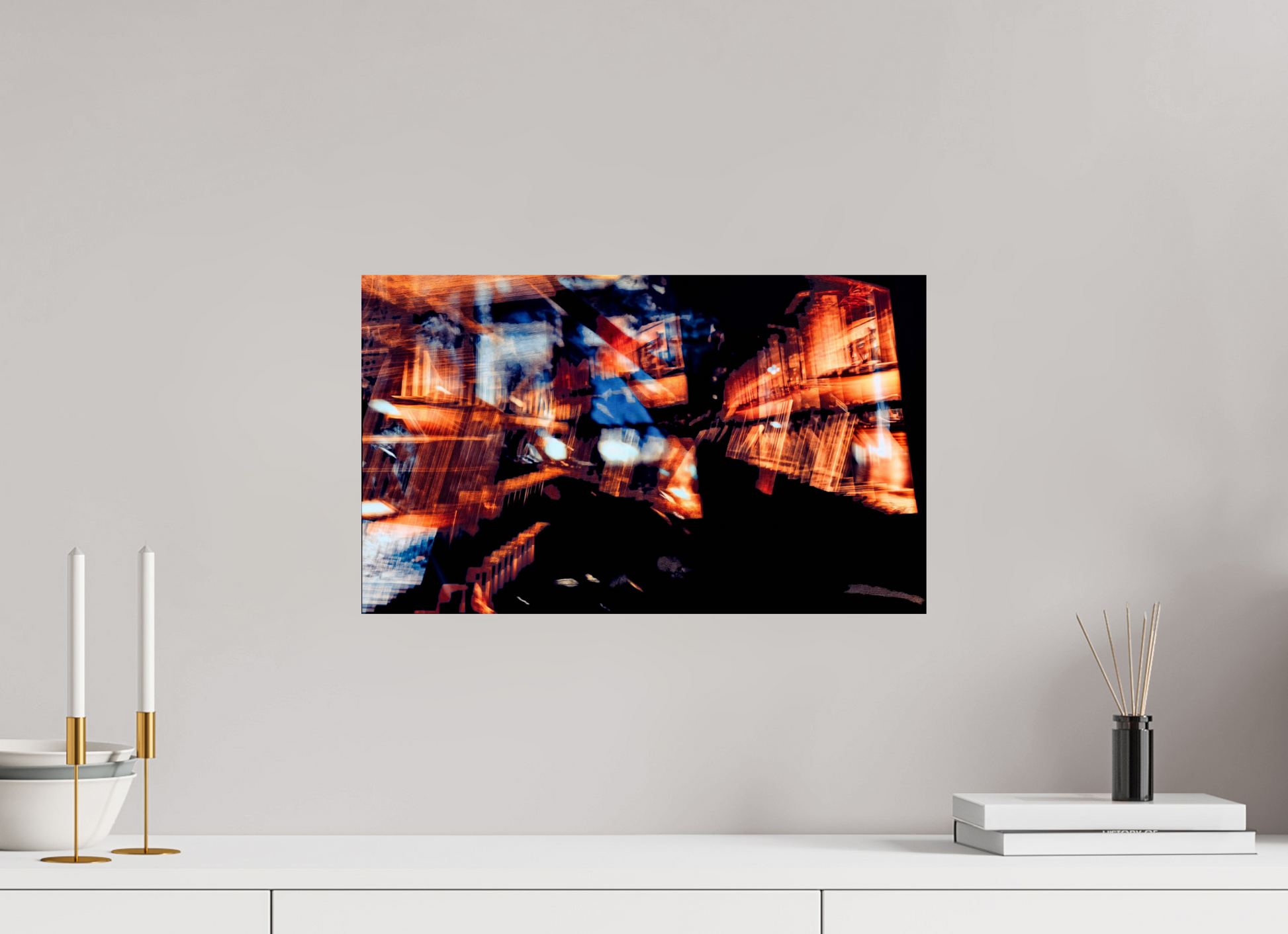 50 x 30 cm, 1 Single print on Fuji Crystal Pearl photo paper Fragments of a glowing world