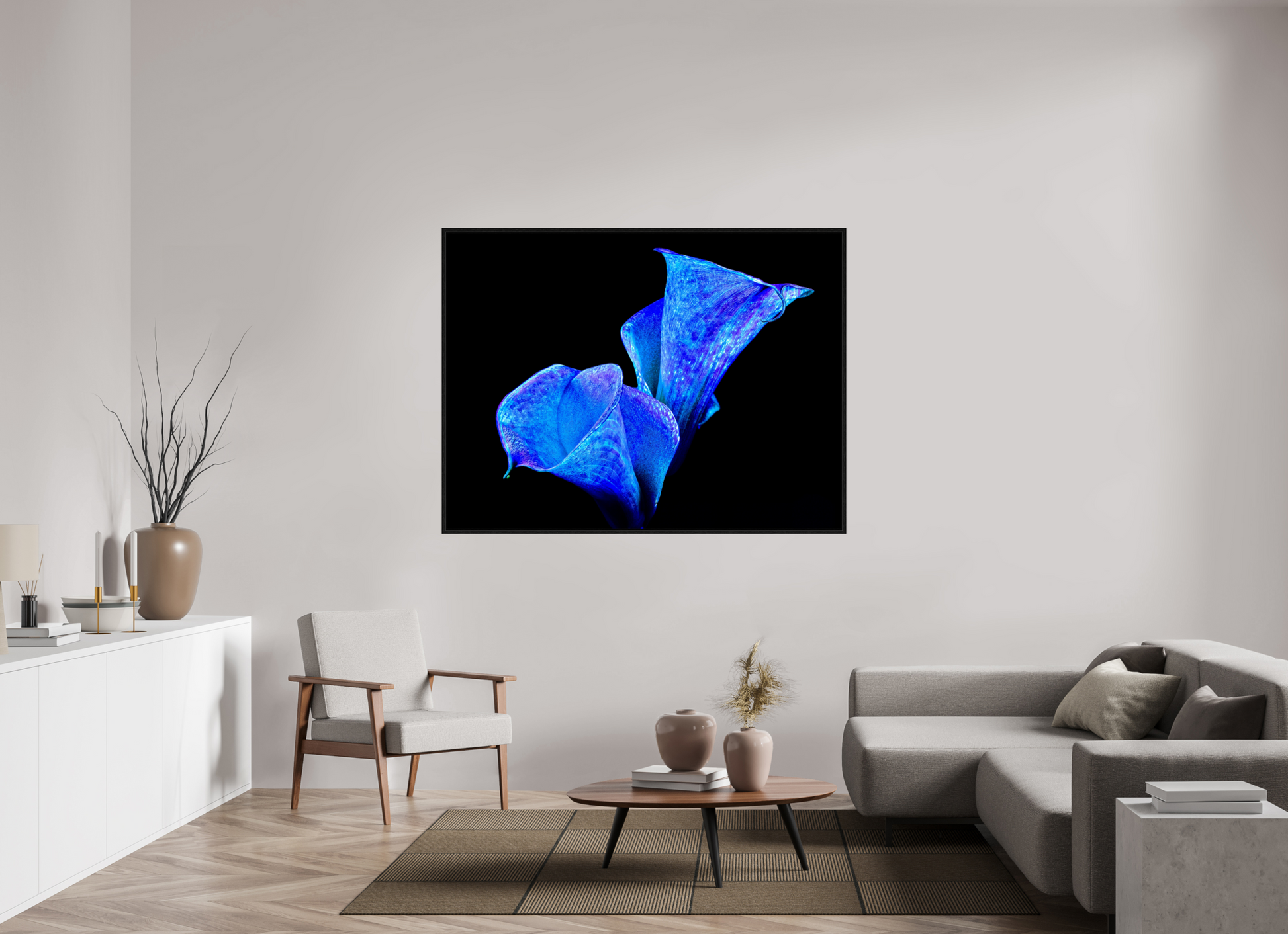 160 x 120 cm, 8 Black American Box Murmure d’Abysses