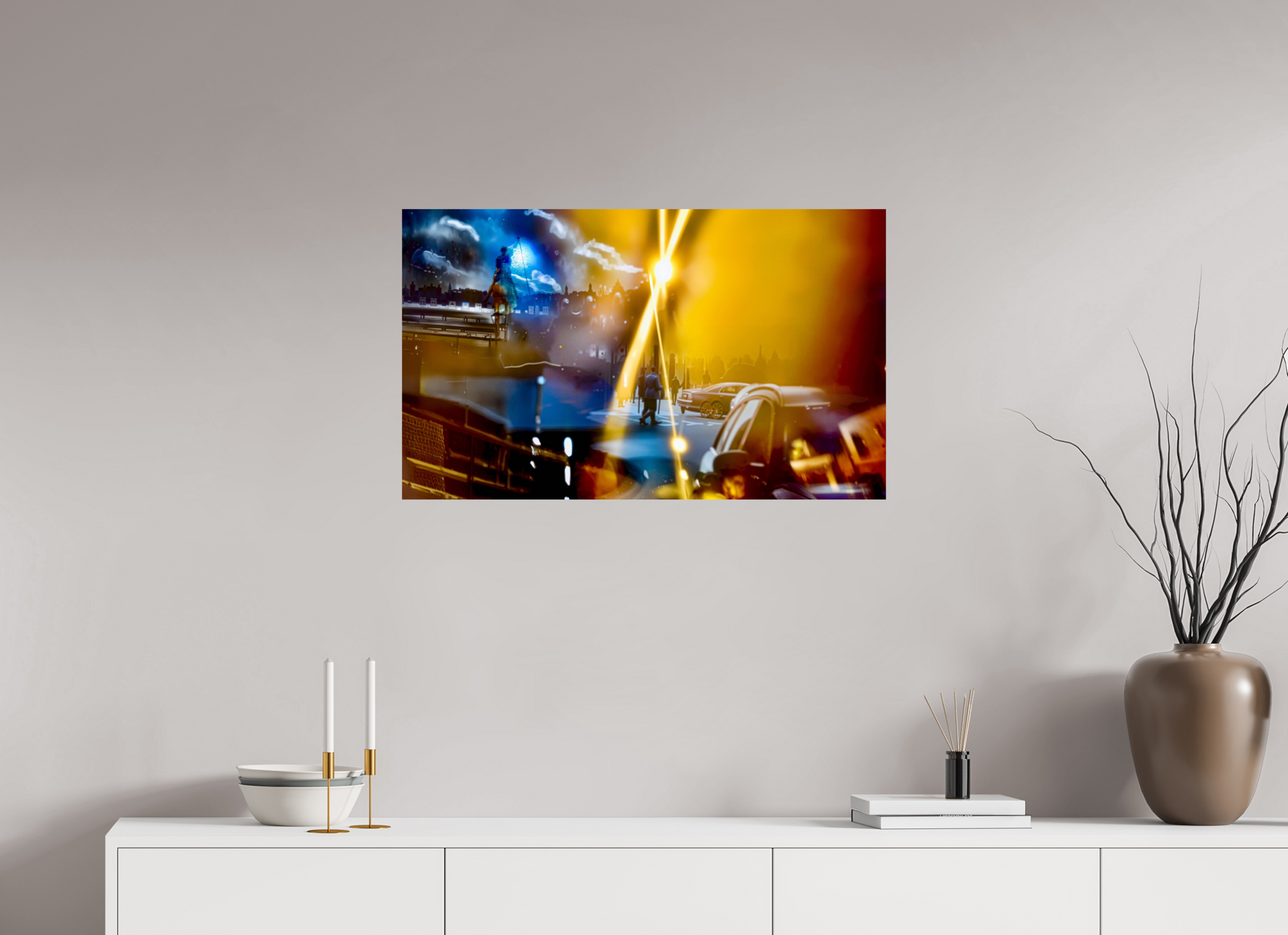 83.4 x 50 cm, 1 Single print on Fuji Crystal Pearl photo paper The Passage of Golden Shadows