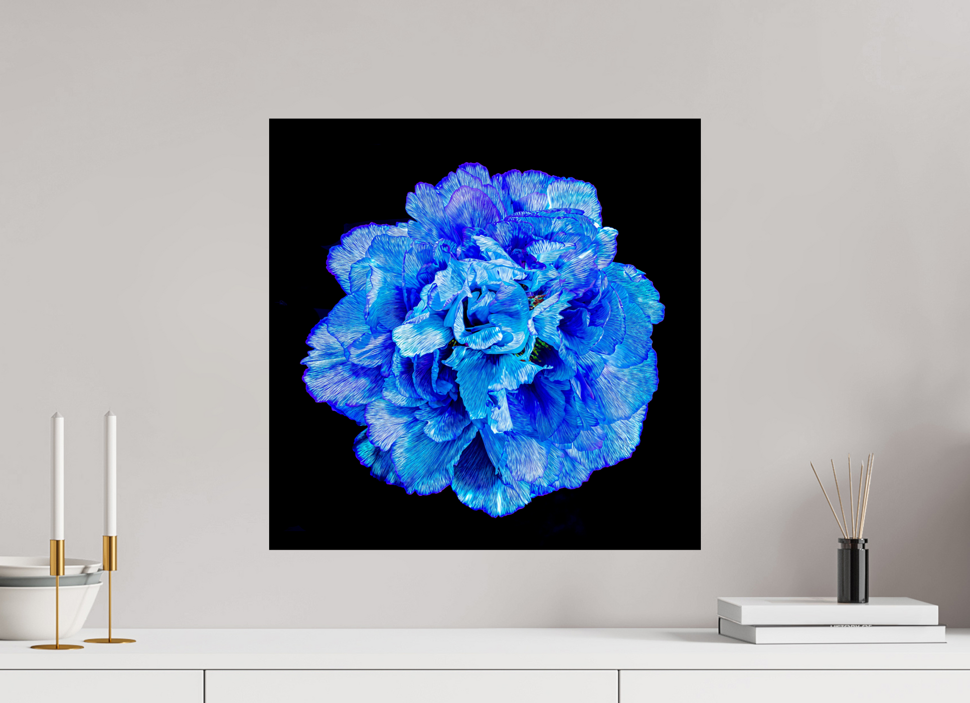 50 x 50 cm, 2 Photo print mounted on Dibond Light Matrix