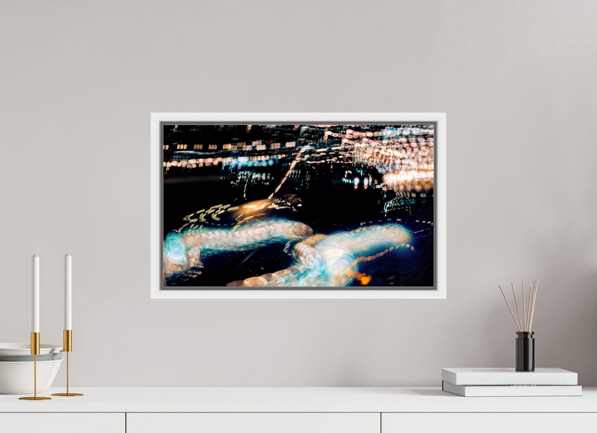 50.2 x 30 cm, 9 White American Box The Epic of Modern Fireflies