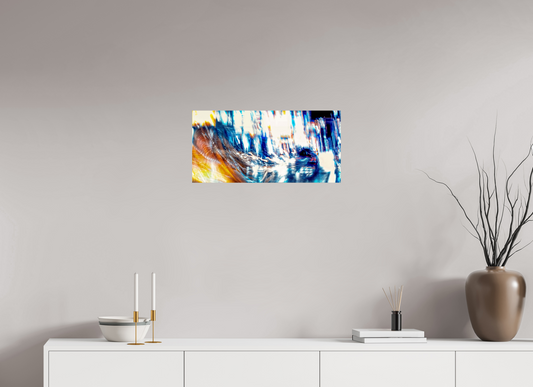 61.9 x 30 cm, 1 Single print on Fuji Crystal Pearl photo paper The white wave that cracks the night