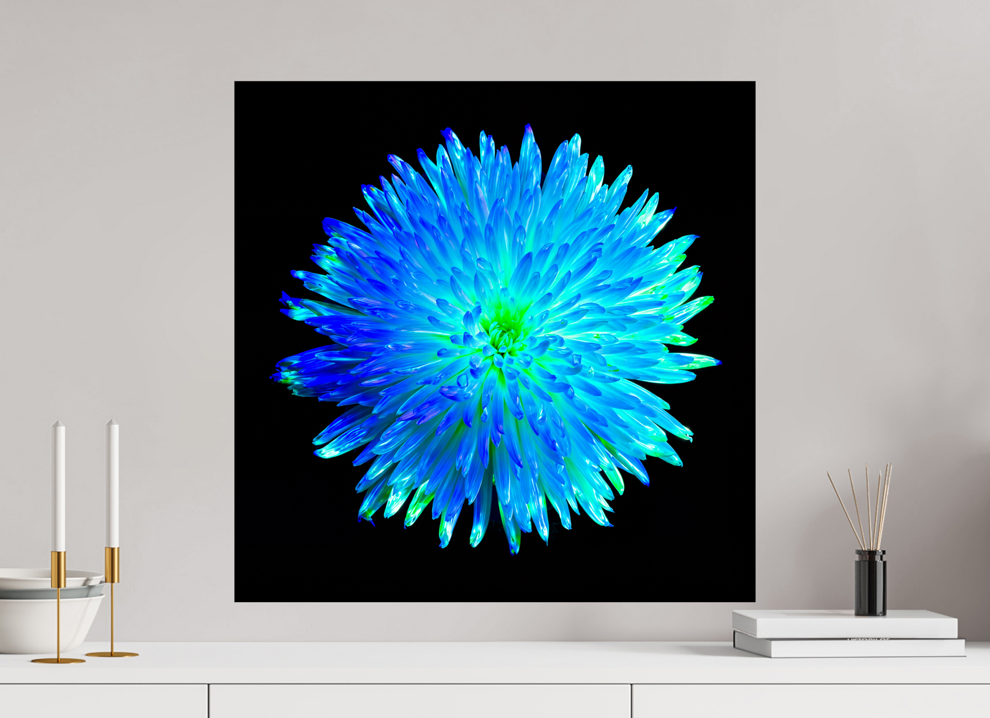 60 x 60 cm, 1 Single print on Fuji Crystal Pearl photo paper The Blue Star