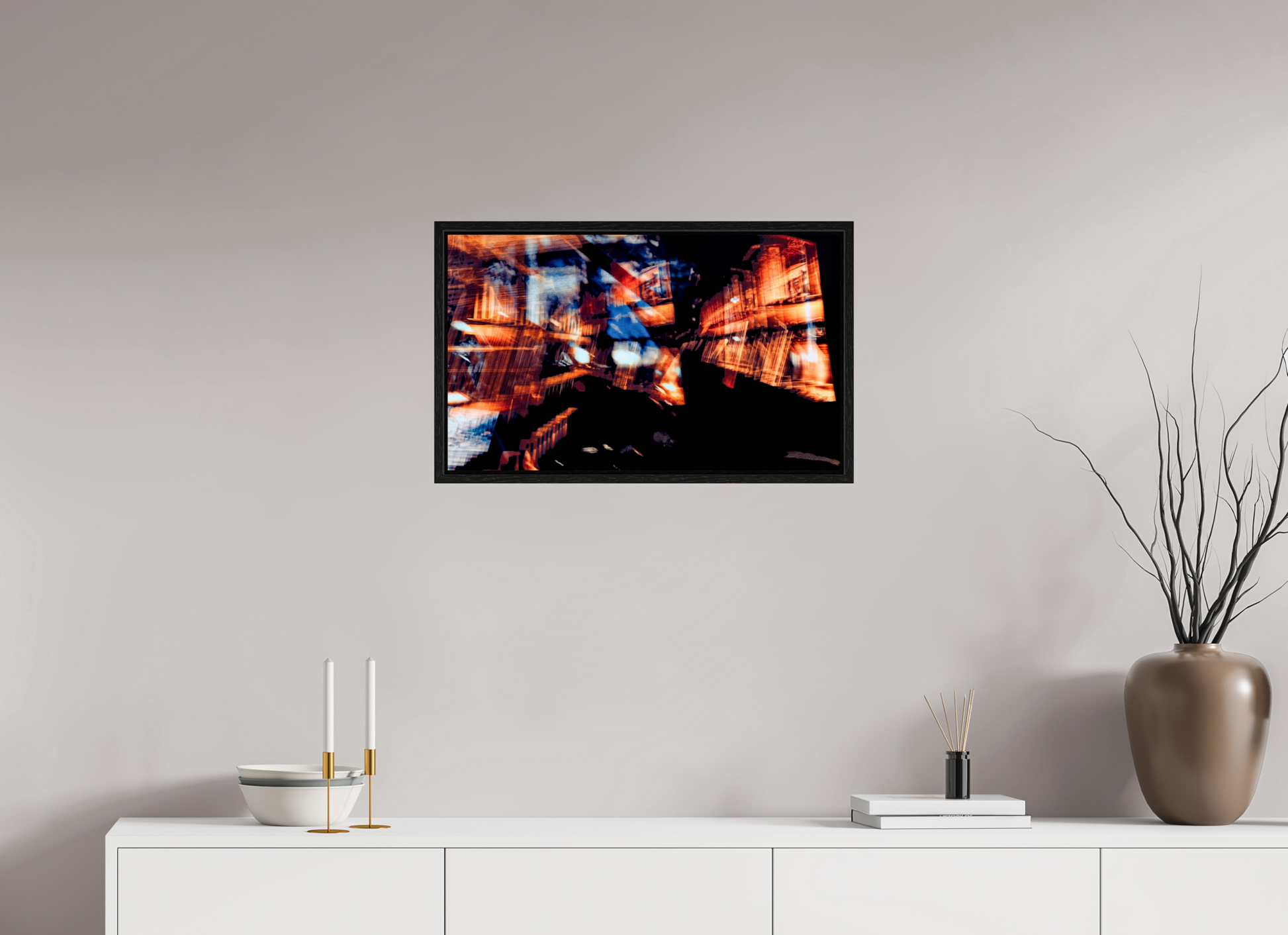 66.7 x 40 cm, 8 Black American box Fragments of an incandescent world