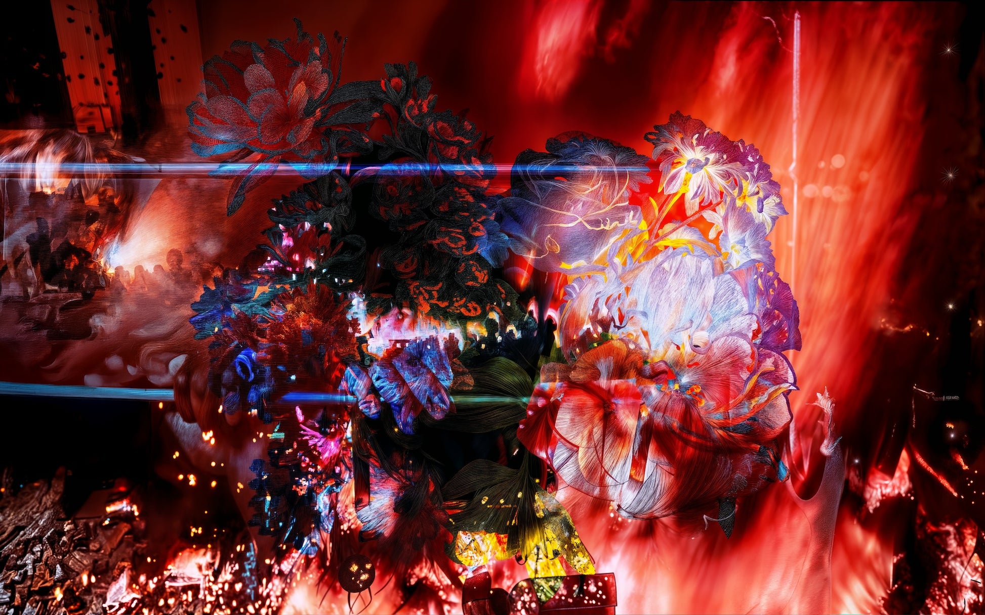 Main image L’étreinte des pétales ardents