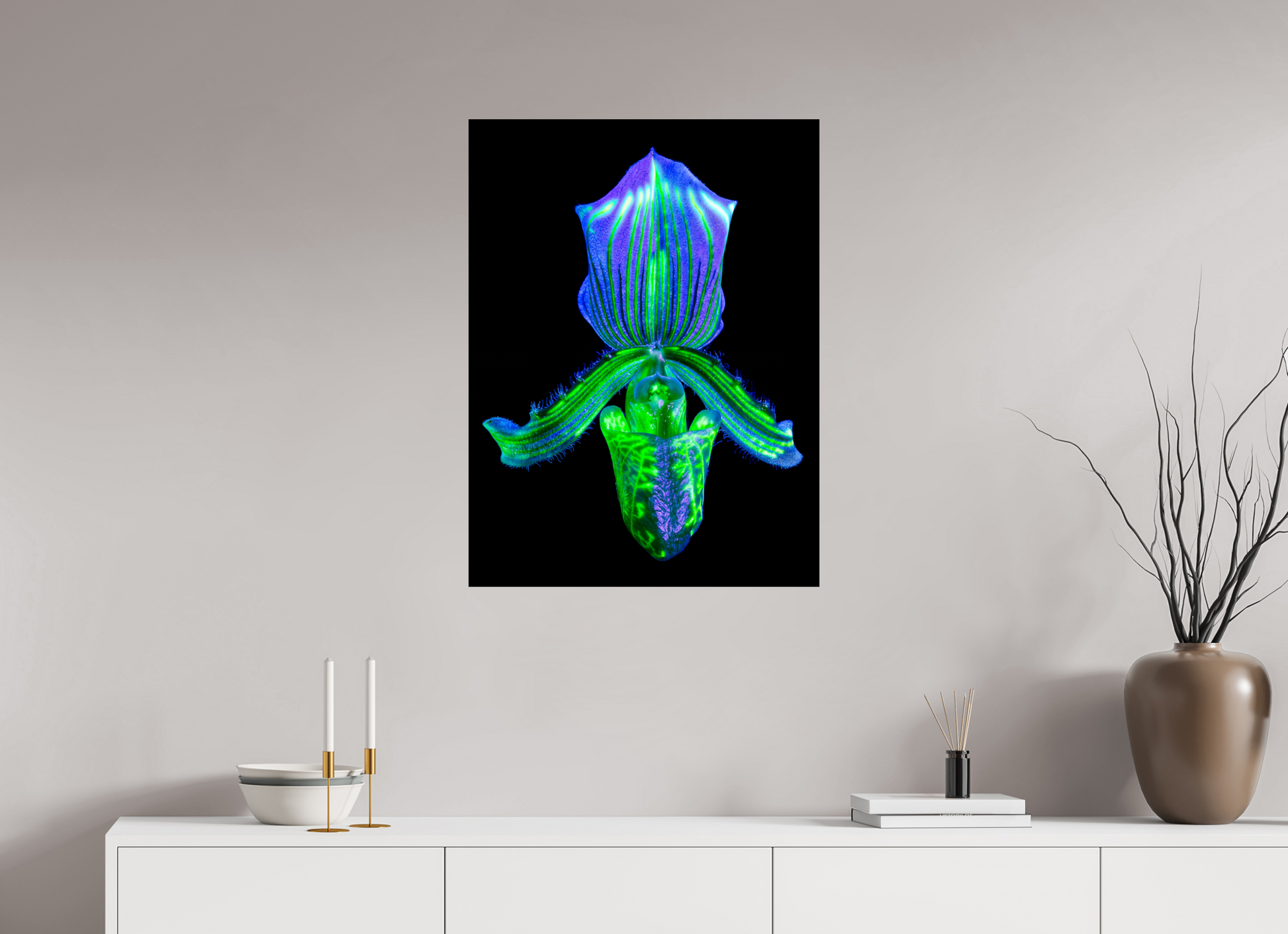 60 x 80 cm, 2 Photo print mounted on Dibond The Secret Radiance of Desire