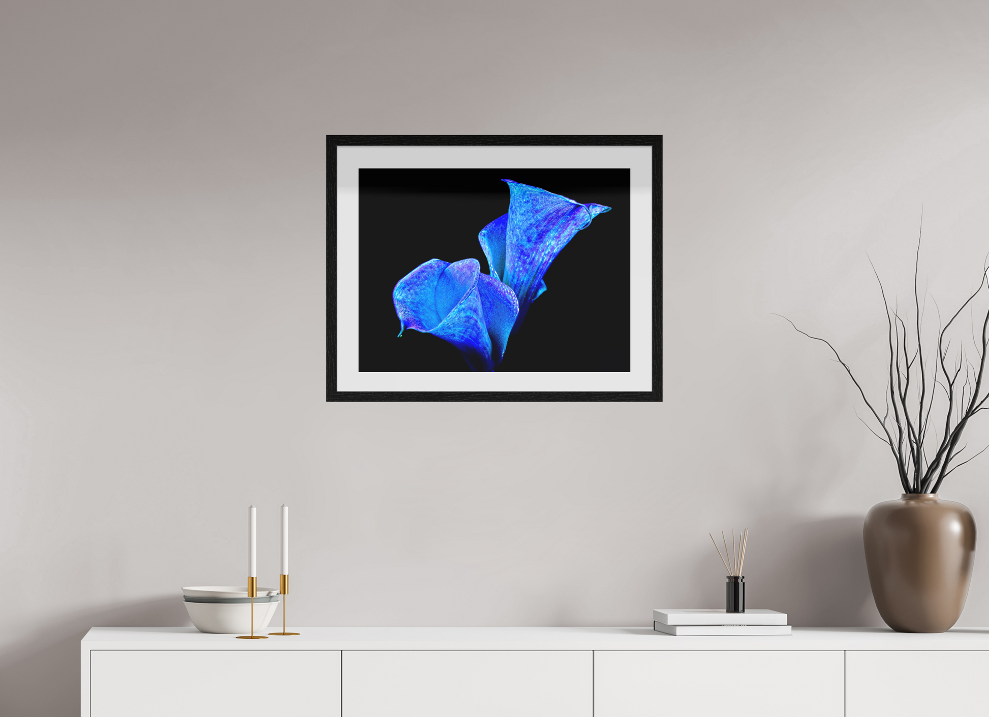 60 x 45 cm, 10 Black Floating Frame Murmure d’Abysses