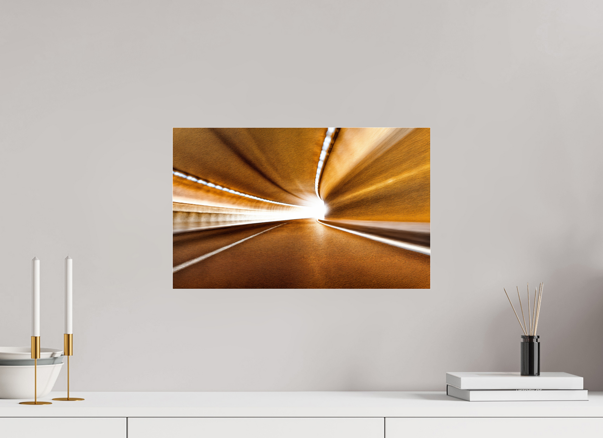 48 x 30 cm, 3 Photo print under acrylic glass Passage to eternal light