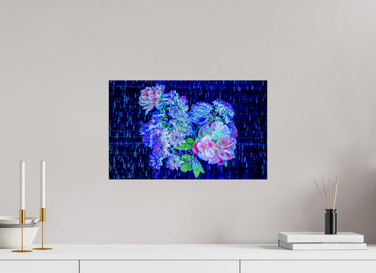 48 x 30 cm, 1 Tirage simple sur papier photo Fuji Crystal Pearl Floraisons au cœur du code stellaire