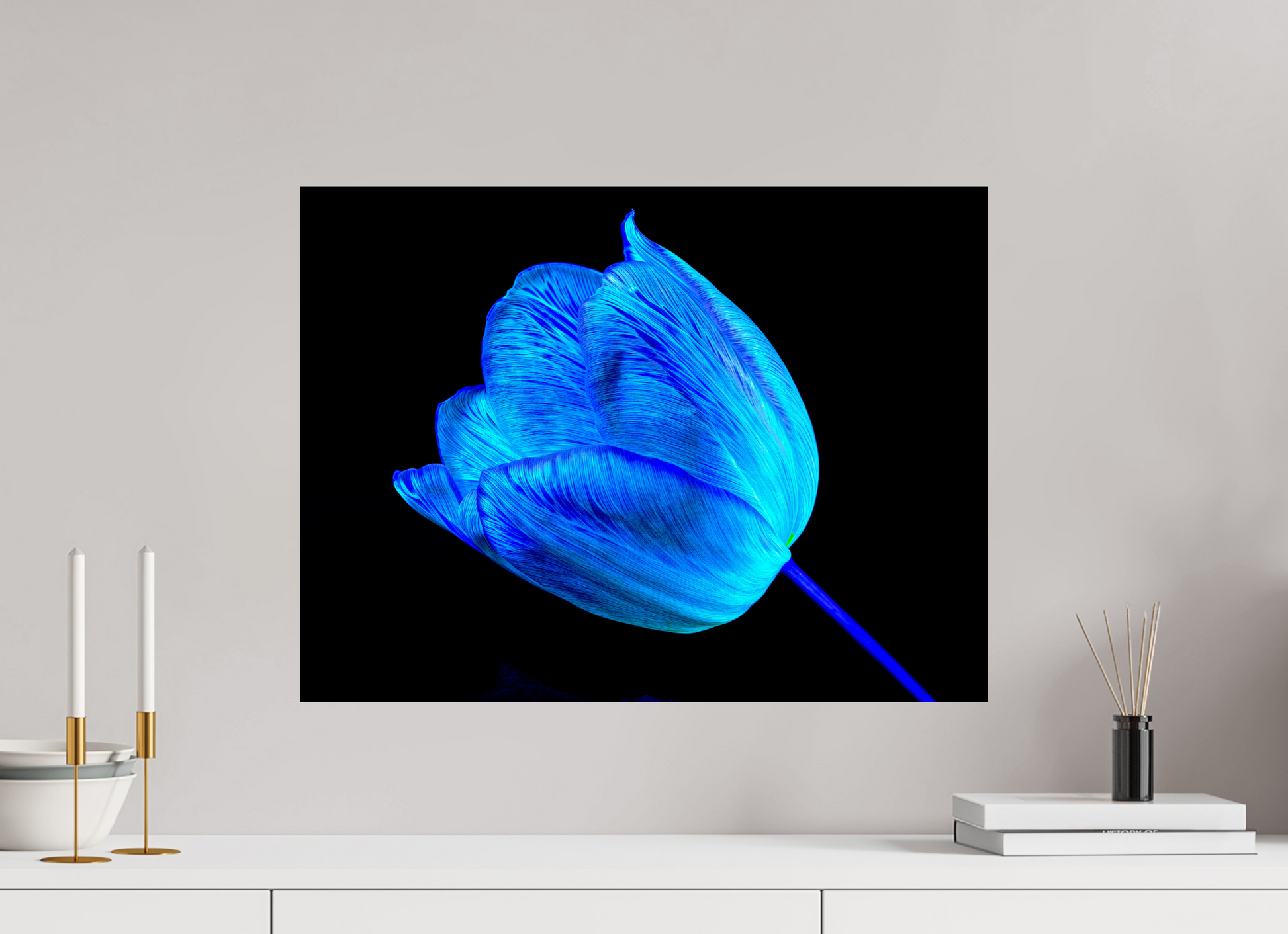 60 x 45 cm, 2 Photo print mounted on Dibond Sheltered by your light