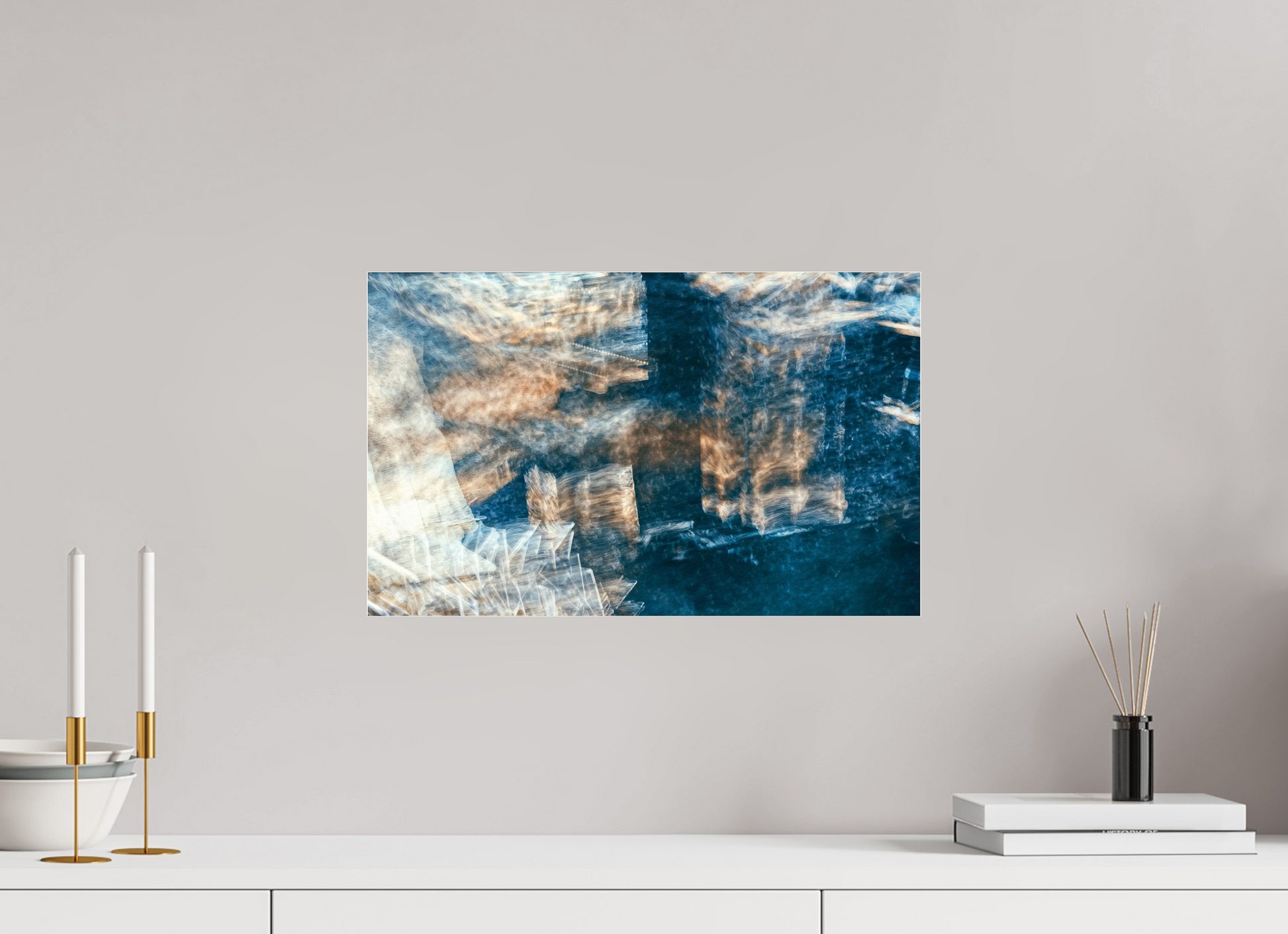 48.2 x 30 cm, 3 Photo print under acrylic glass Mapping of a faded dream