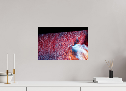 45 x 30 cm, 1 Single print on Fuji Crystal Pearl photo paper Where fire turns into rain