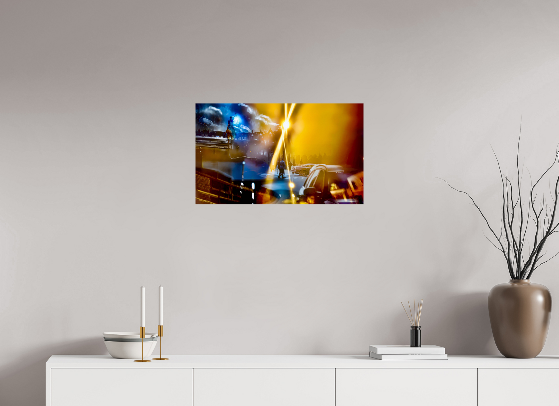 66.7 x 40 cm, 1 Single print on Fuji Crystal Pearl photo paper The Passage of Golden Shadows