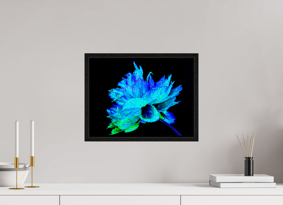 The Blue Radiance of the Astral Peony - Idealart