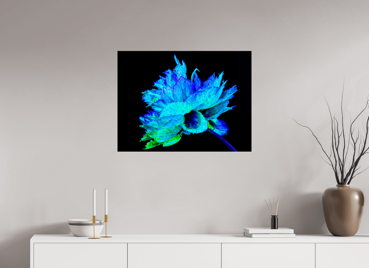 The Blue Radiance of the Astral Peony - Idealart