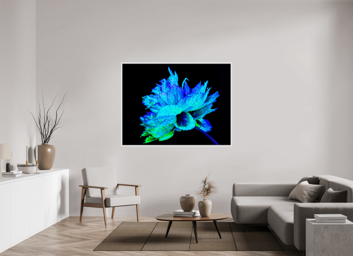 The Blue Radiance of the Astral Peony - Idealart