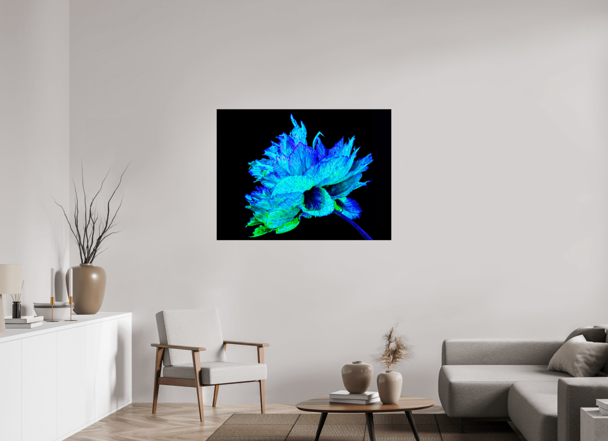 The Blue Radiance of the Astral Peony - Idealart