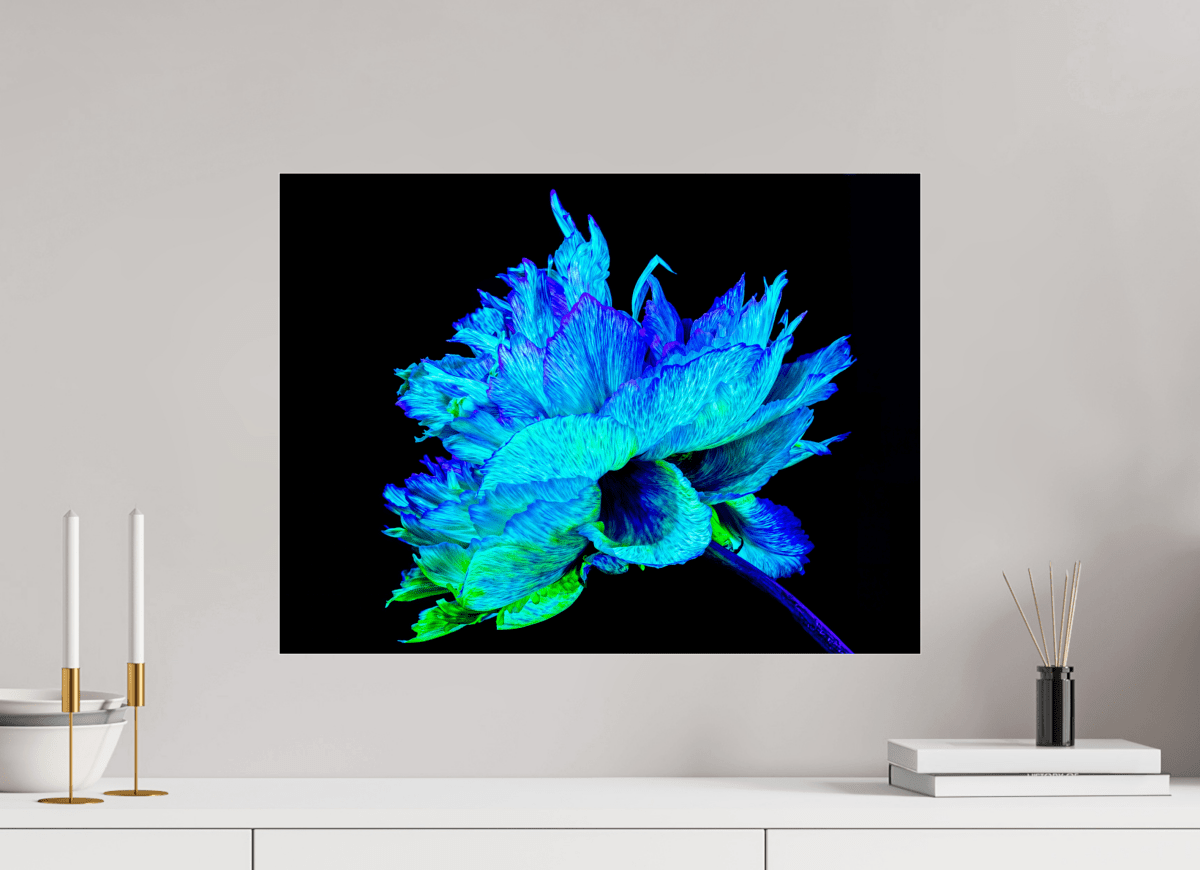The Blue Radiance of the Astral Peony - Idealart