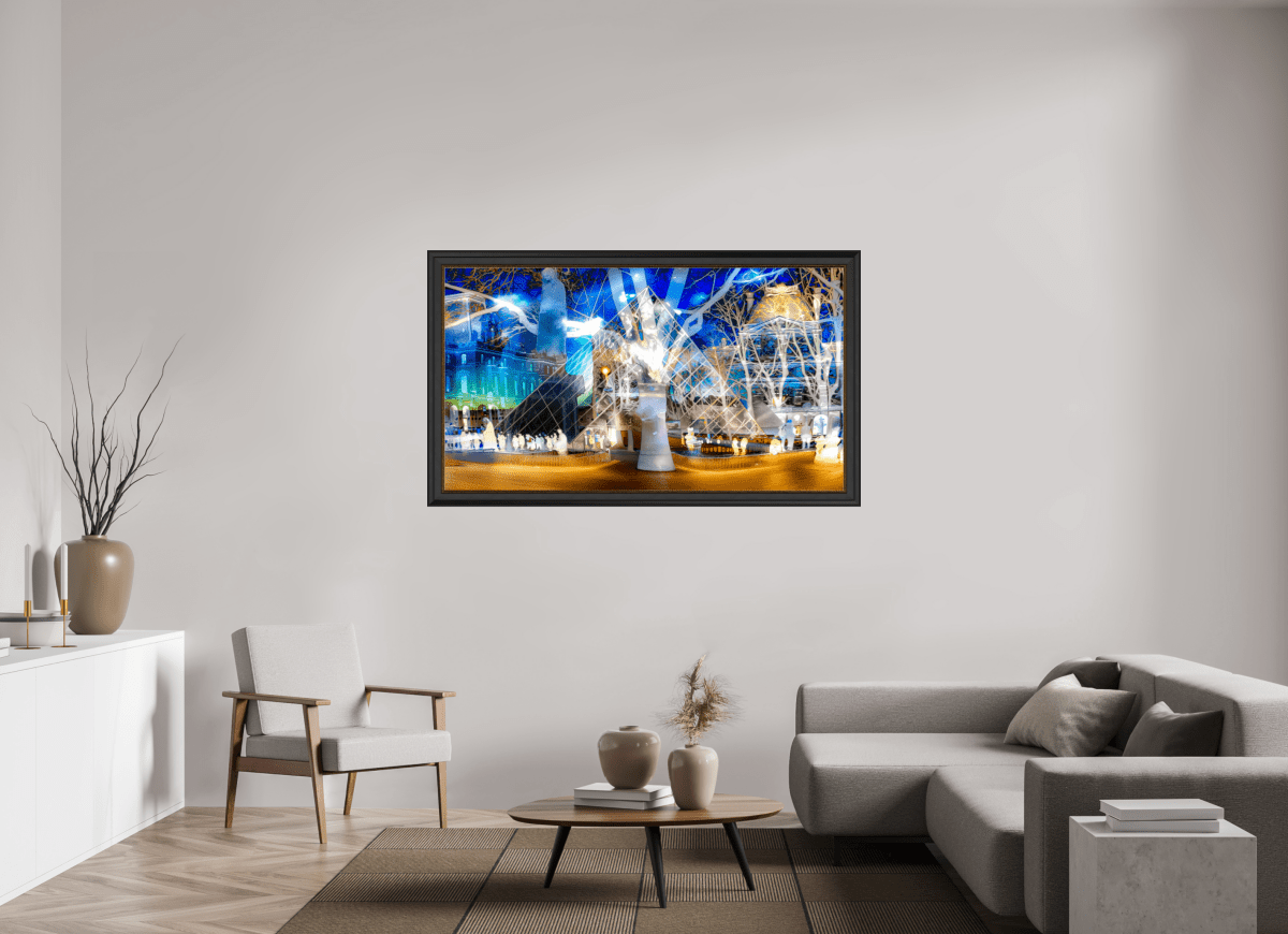 Sous la pyramide cette nuit - là, l’architecture a décidé de raconter l’histoire - Idealart