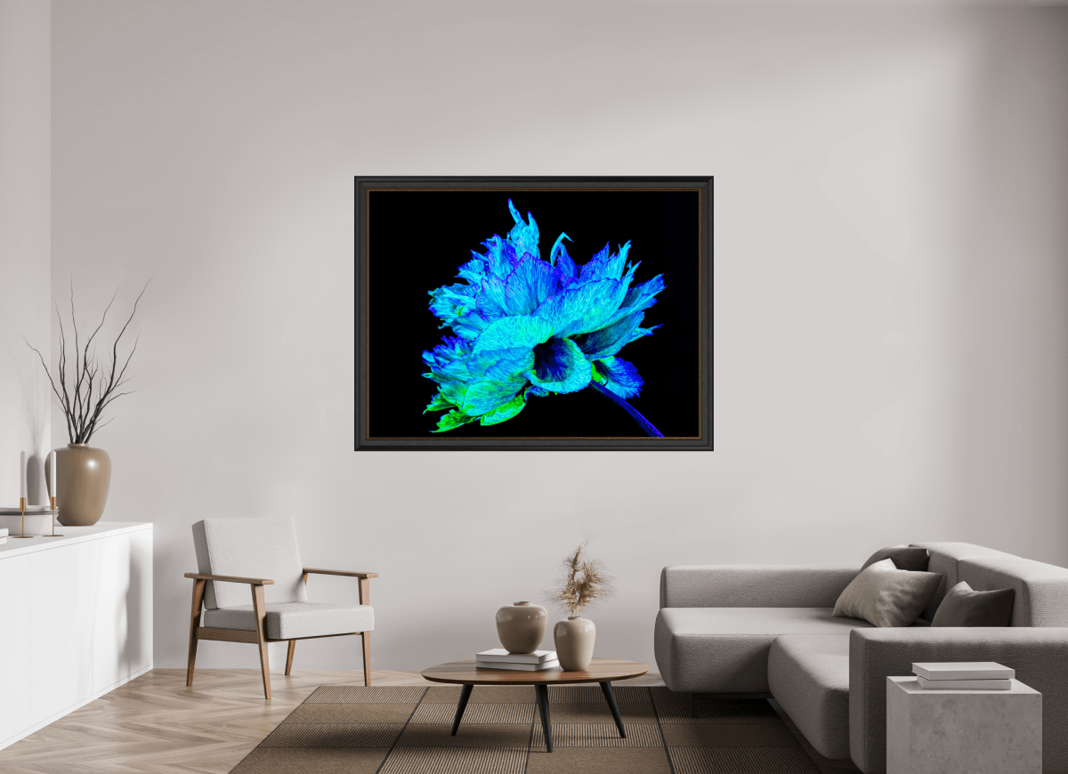 The Blue Radiance of the Astral Peony - Idealart