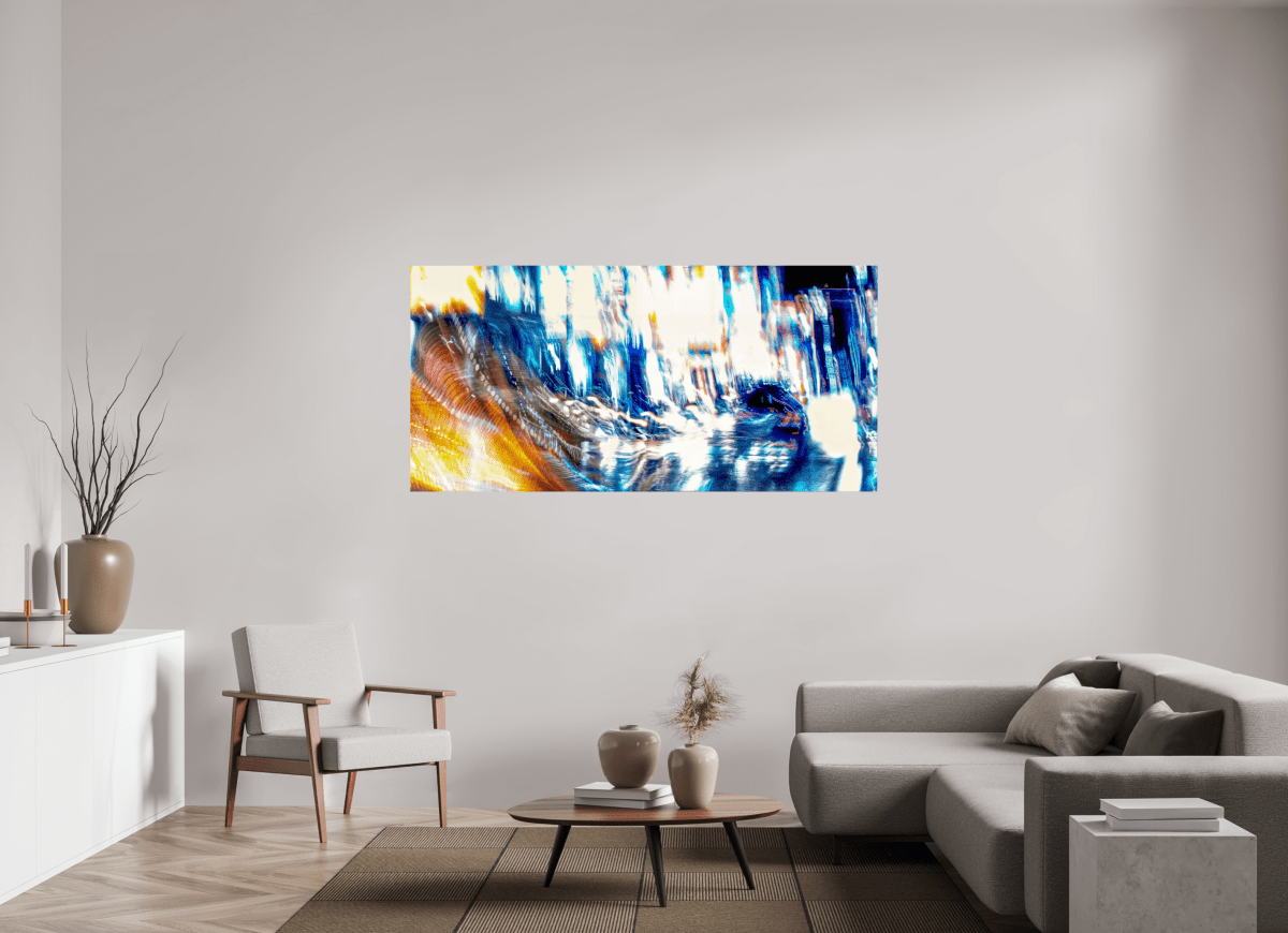 L’onde blanche qui fissure la nuit - Idealart