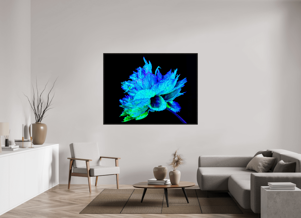 The Blue Radiance of the Astral Peony - Idealart