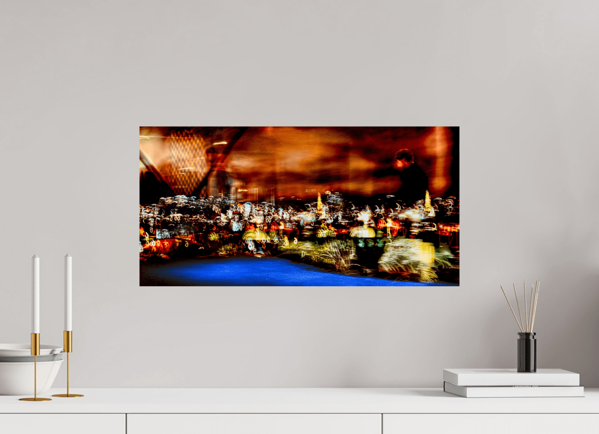 Promeneur des nébuleuses urbaines - Idealart