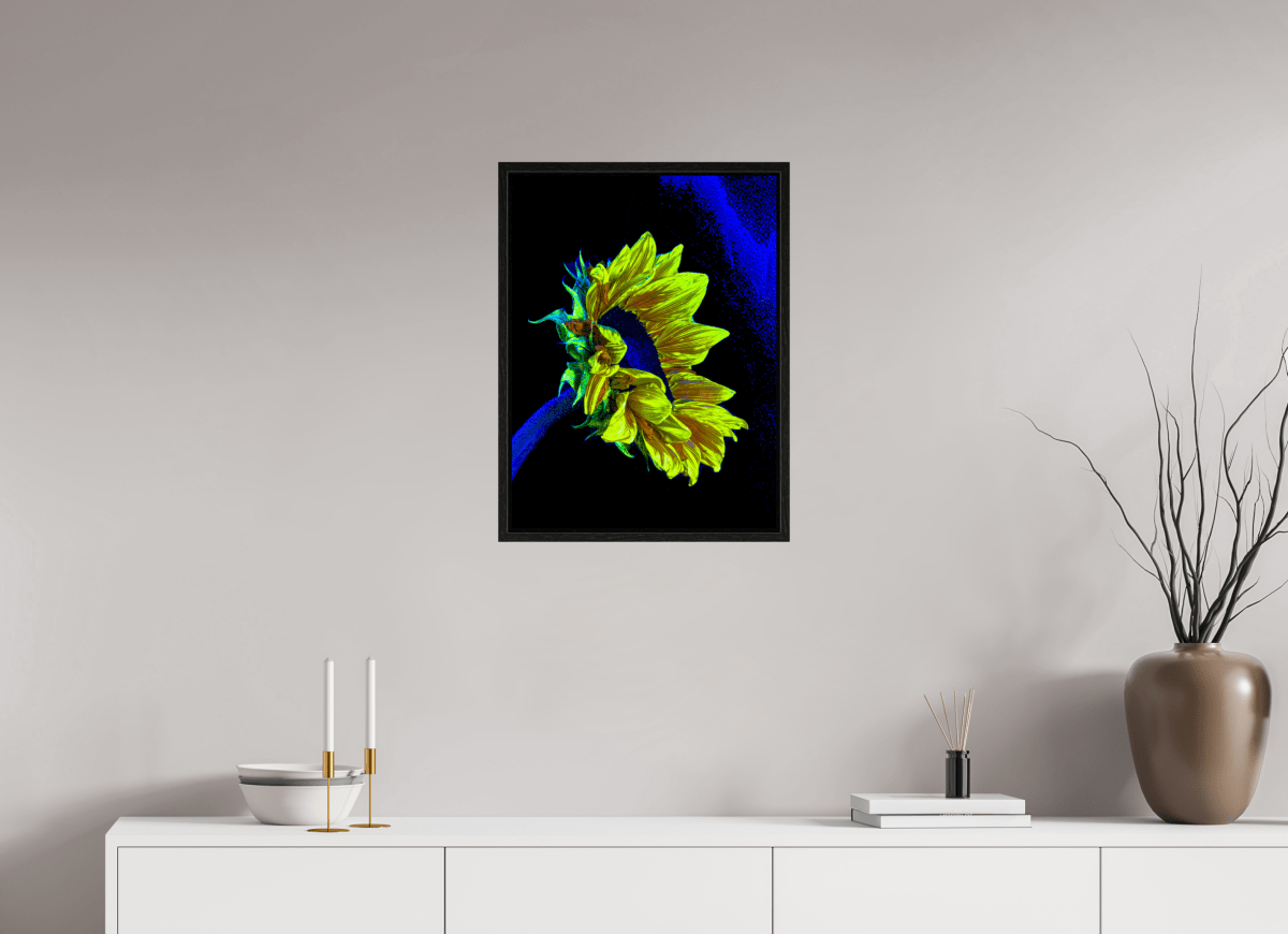 Gold lost in the blue of silence - Idealart