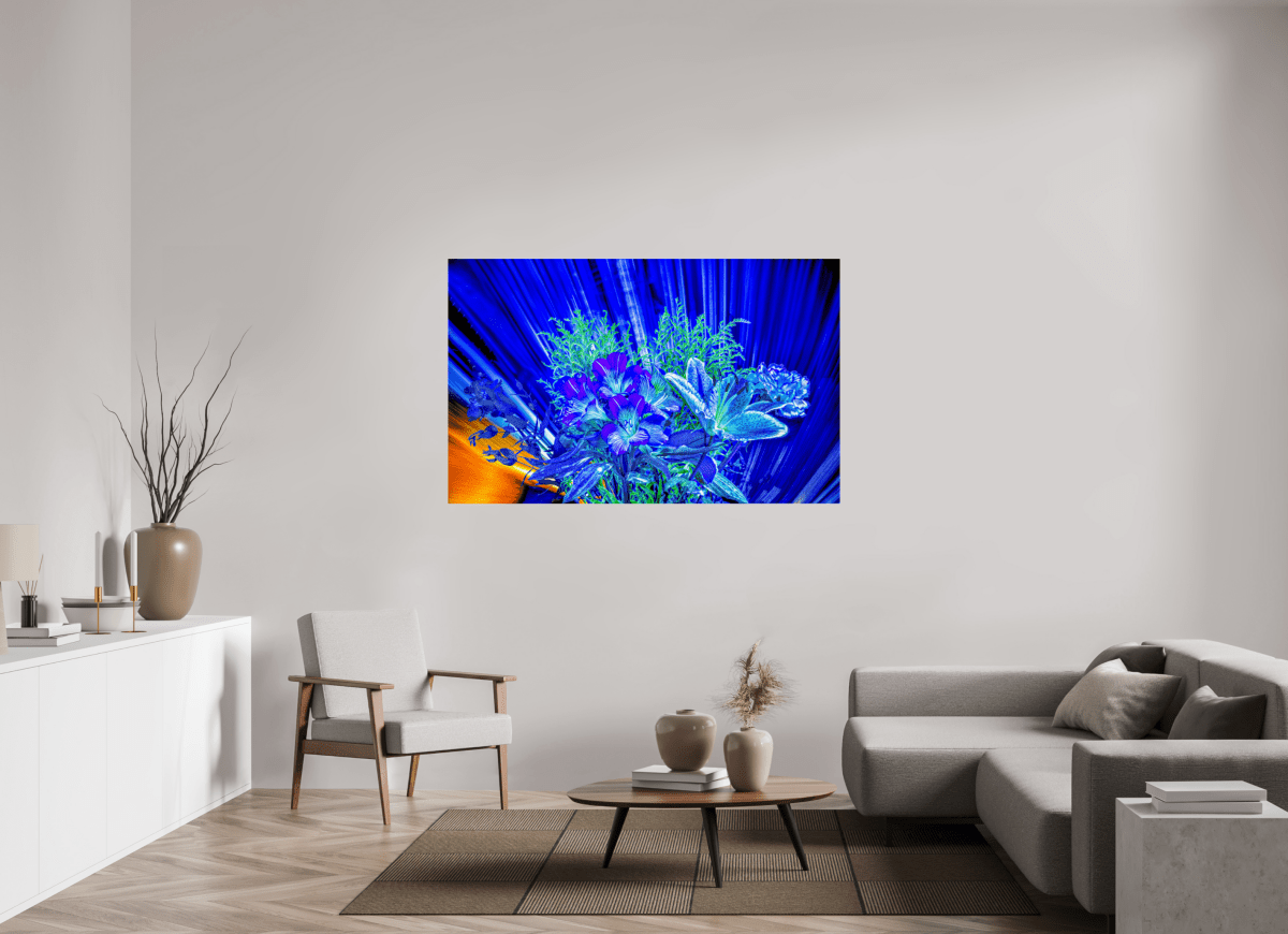 Floraisons dans le vent lumineux - Idealart